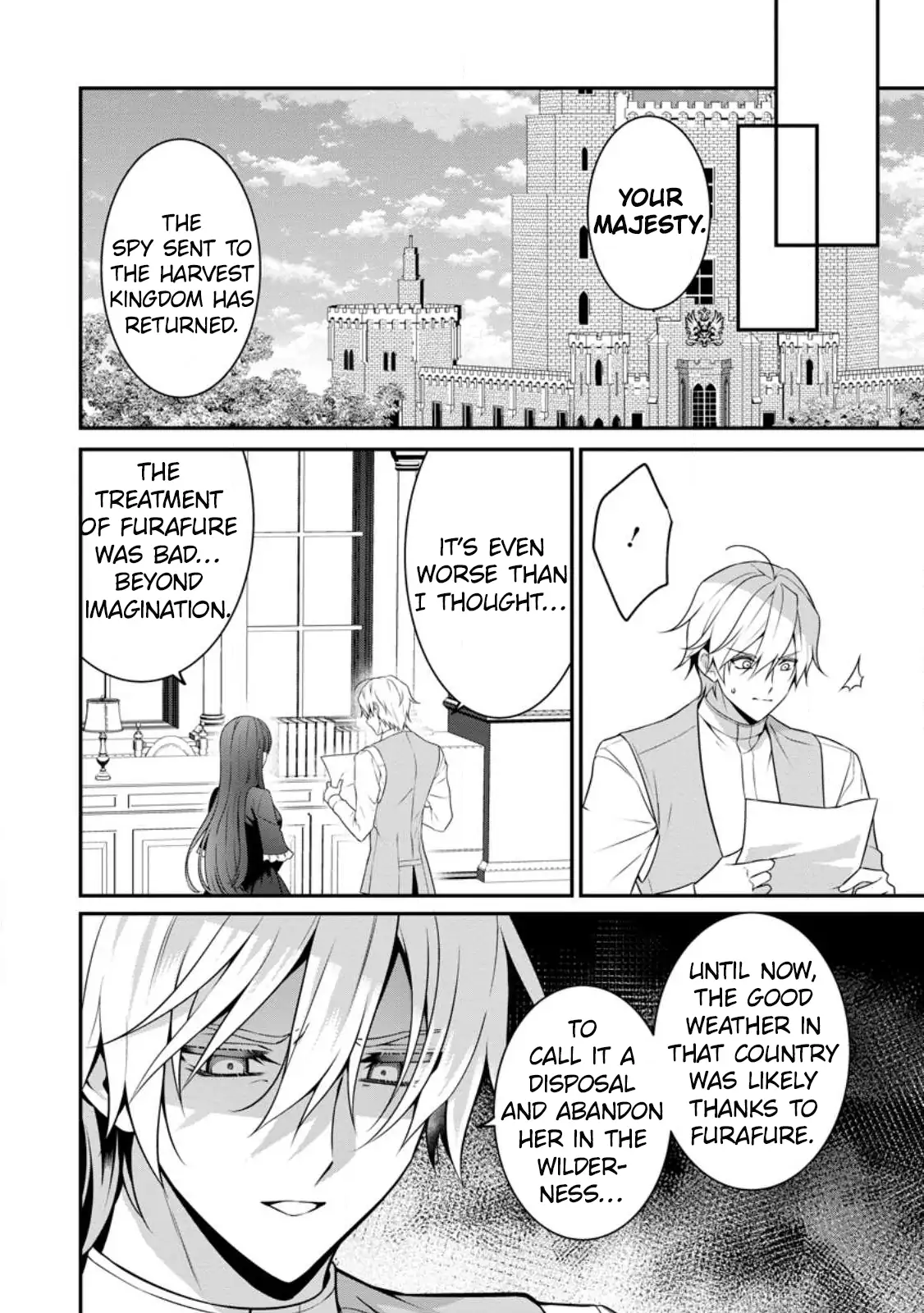 Tsuihou Seijo no Doronko Nouen Seikatsu: Itsunomanika Ringoku wo Sukutte Shimaimashita Chapter 5.2 - page 7