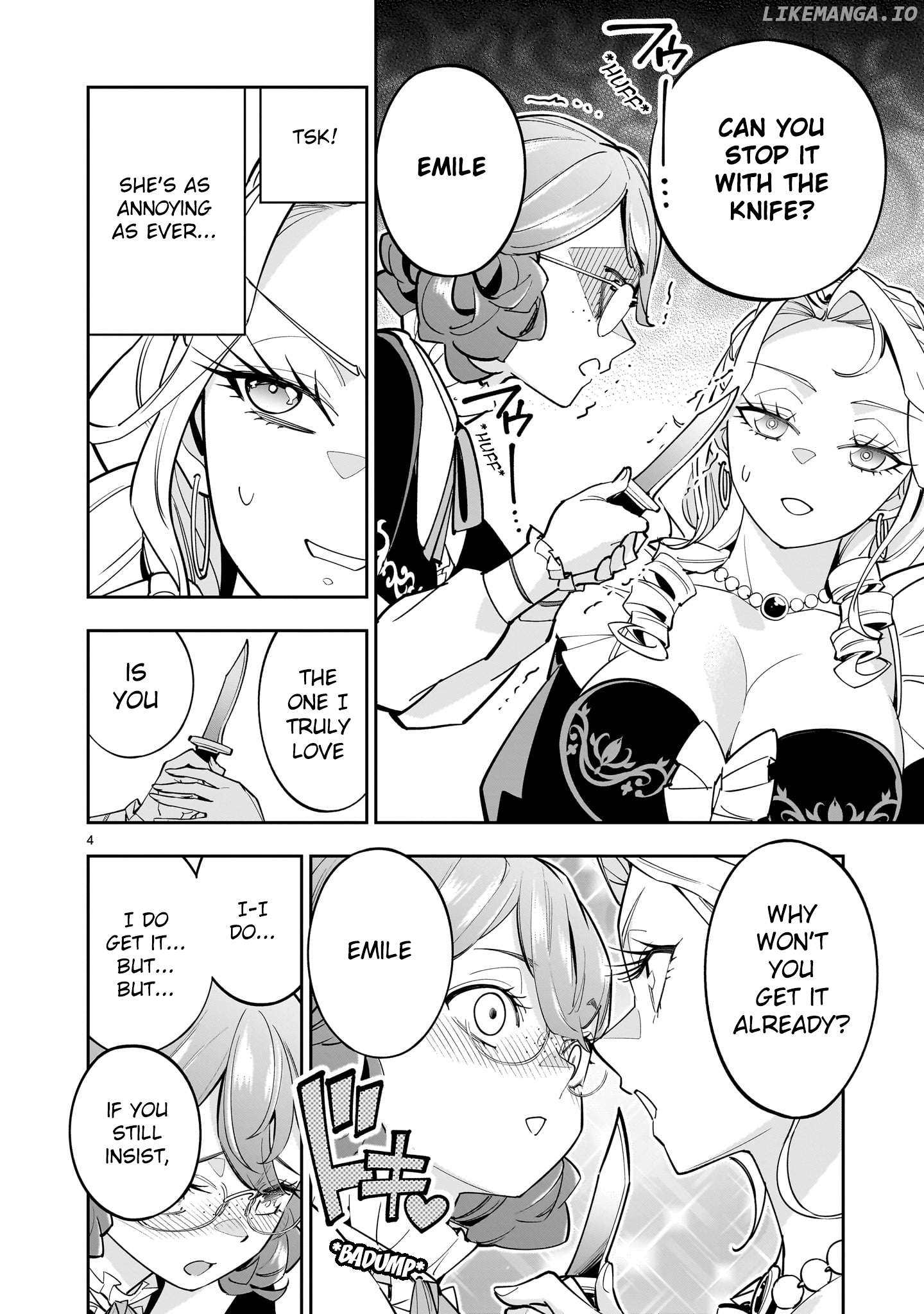 The Death Defying Princess Creates a Yuri Harem to Survive Chapter 5 - page 4