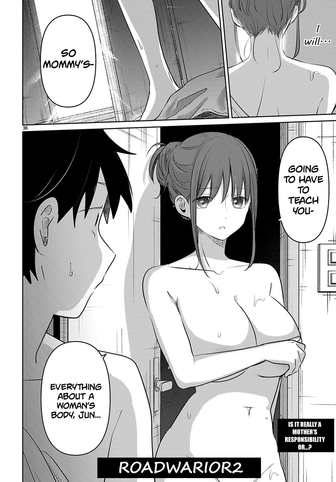 Ainosenbiki ~Mama Katsu Shitara Mama ga Dekita Hanashi~ Chapter 4 - page 36