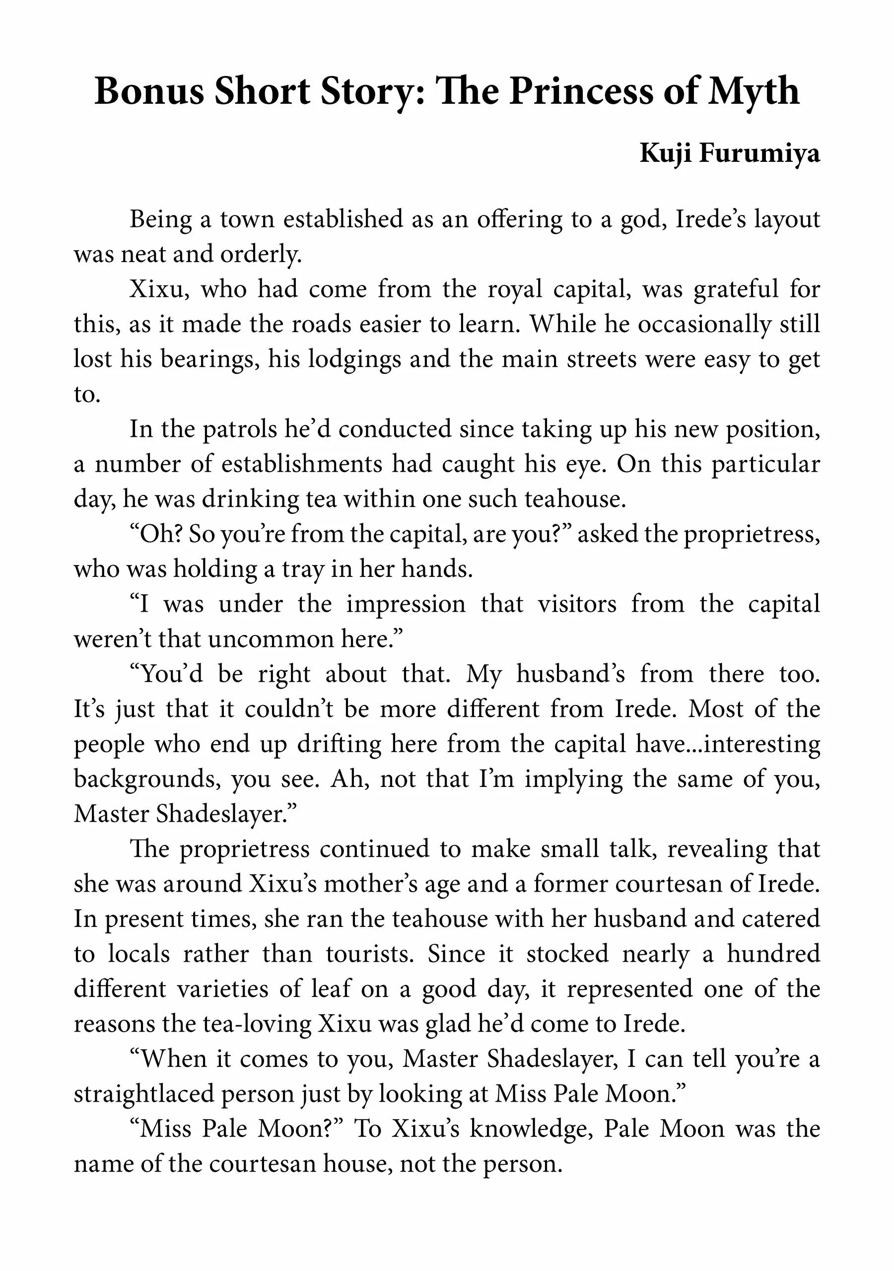 A Pale Moon Reverie [Official] Chapter 4.6 - page 1