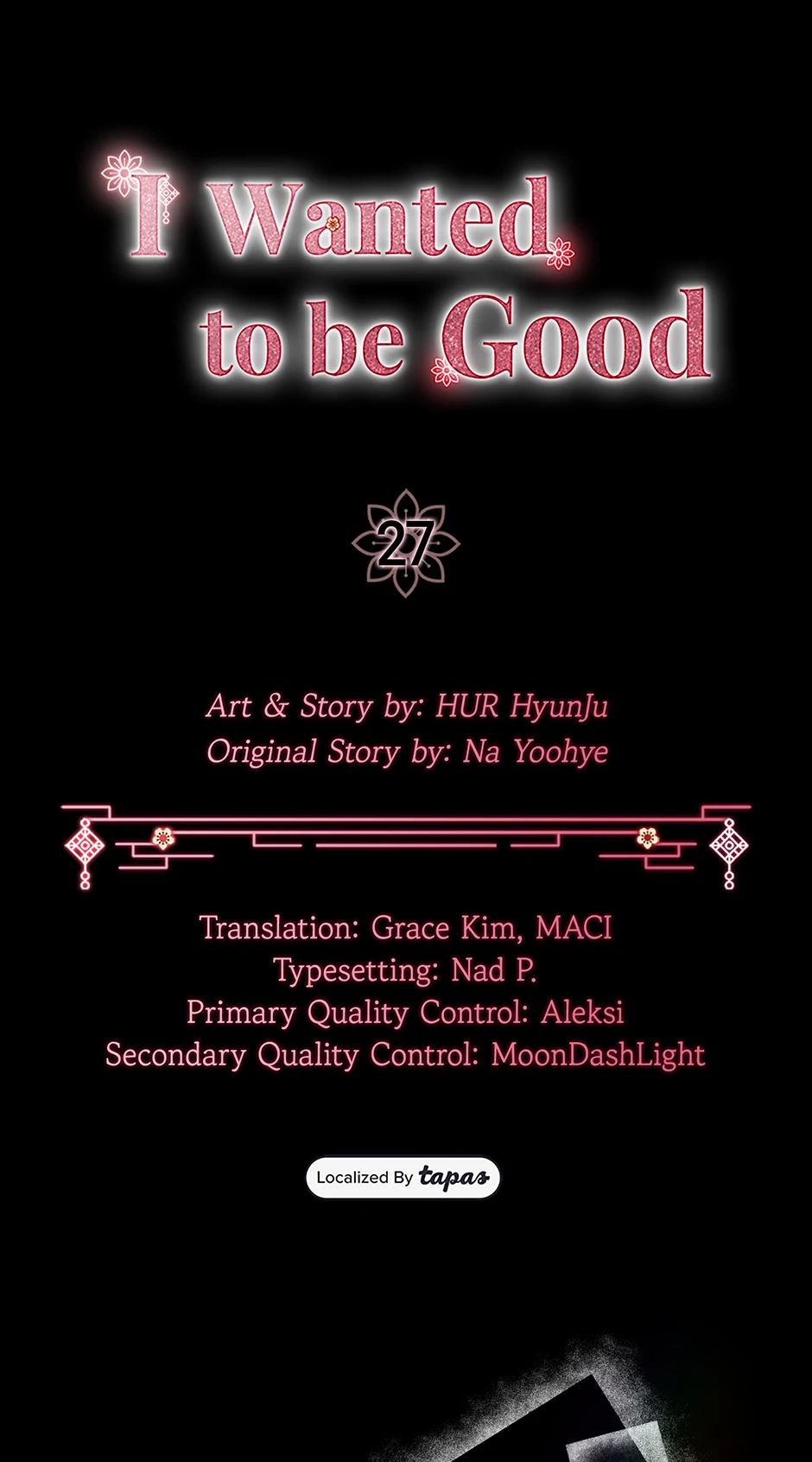 I Want to Live a Good Life Chapter 27 - page 1