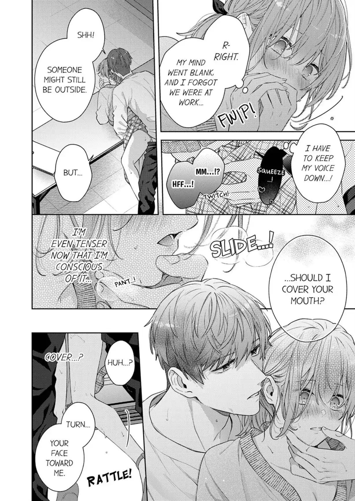 Shinya Zangyou - Shuuchaku Juume na Douki no Kiss Seme Gokujou Aibu Chapter 4 - page 14