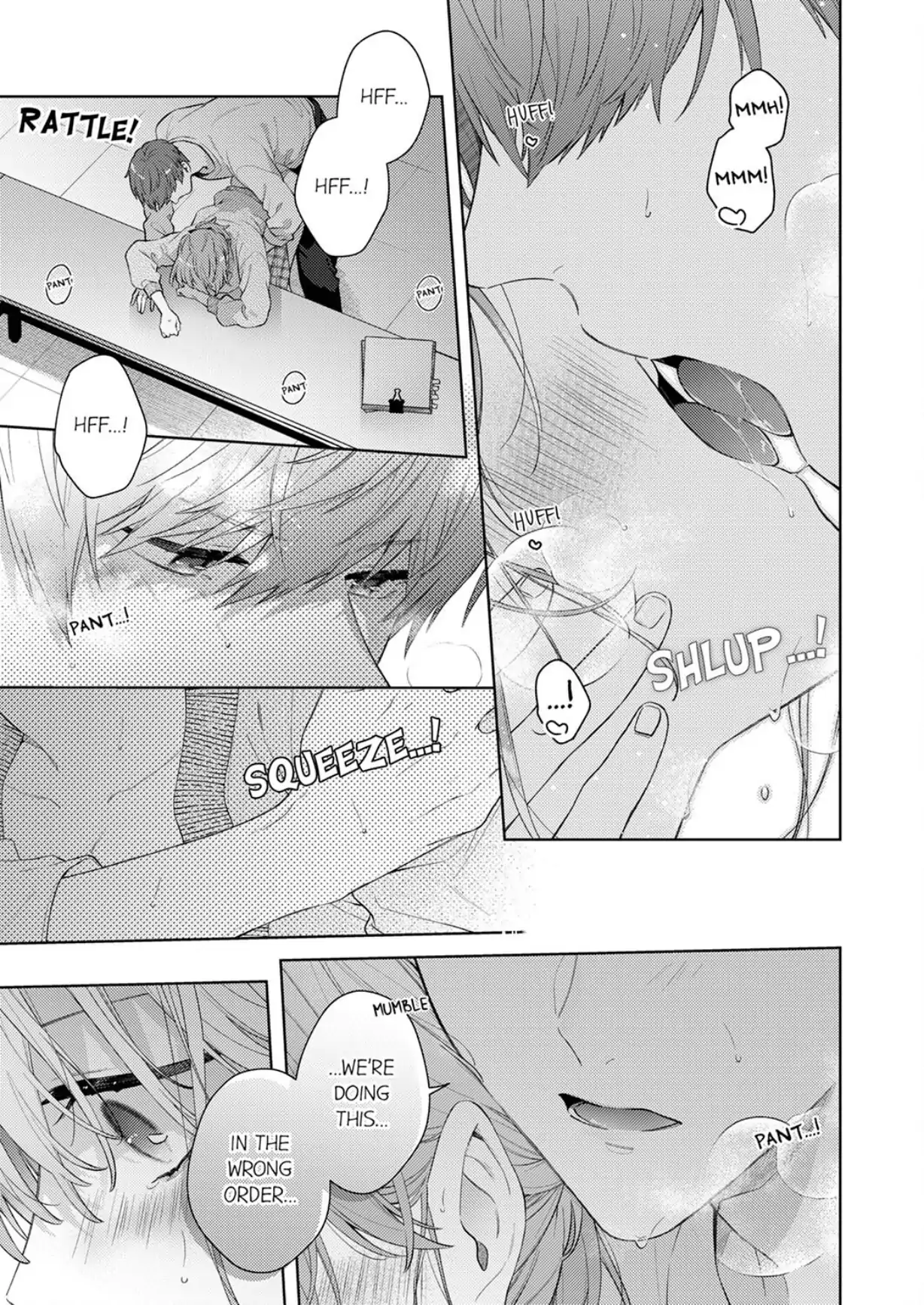 Shinya Zangyou - Shuuchaku Juume na Douki no Kiss Seme Gokujou Aibu Chapter 4 - page 19