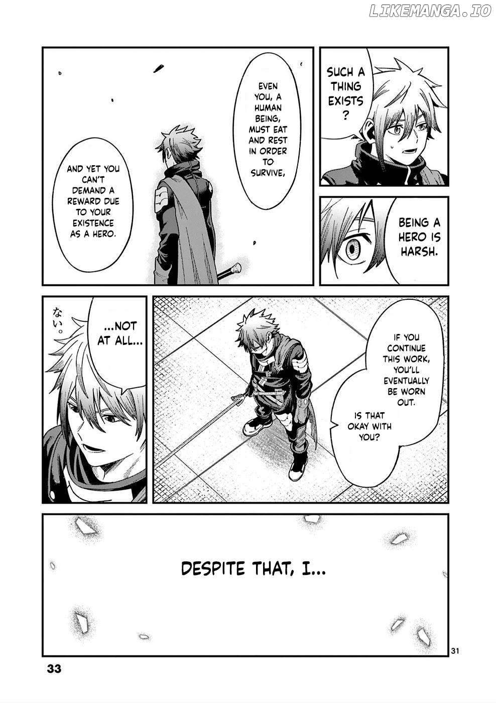 Power-Hara Genkai Yuusha, Maougun kara Koutaiguu de Scout sareru ~Yuusha Ranking 1-i na no ni Tedori ga Gomi sugite Seikatsu Dekimasen~ Chapter 1 - page 32