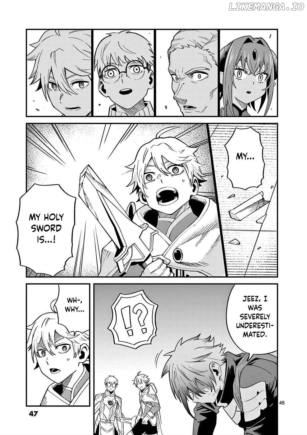 Power-Hara Genkai Yuusha, Maougun kara Koutaiguu de Scout sareru ~Yuusha Ranking 1-i na no ni Tedori ga Gomi sugite Seikatsu Dekimasen~ Chapter 1 - page 46