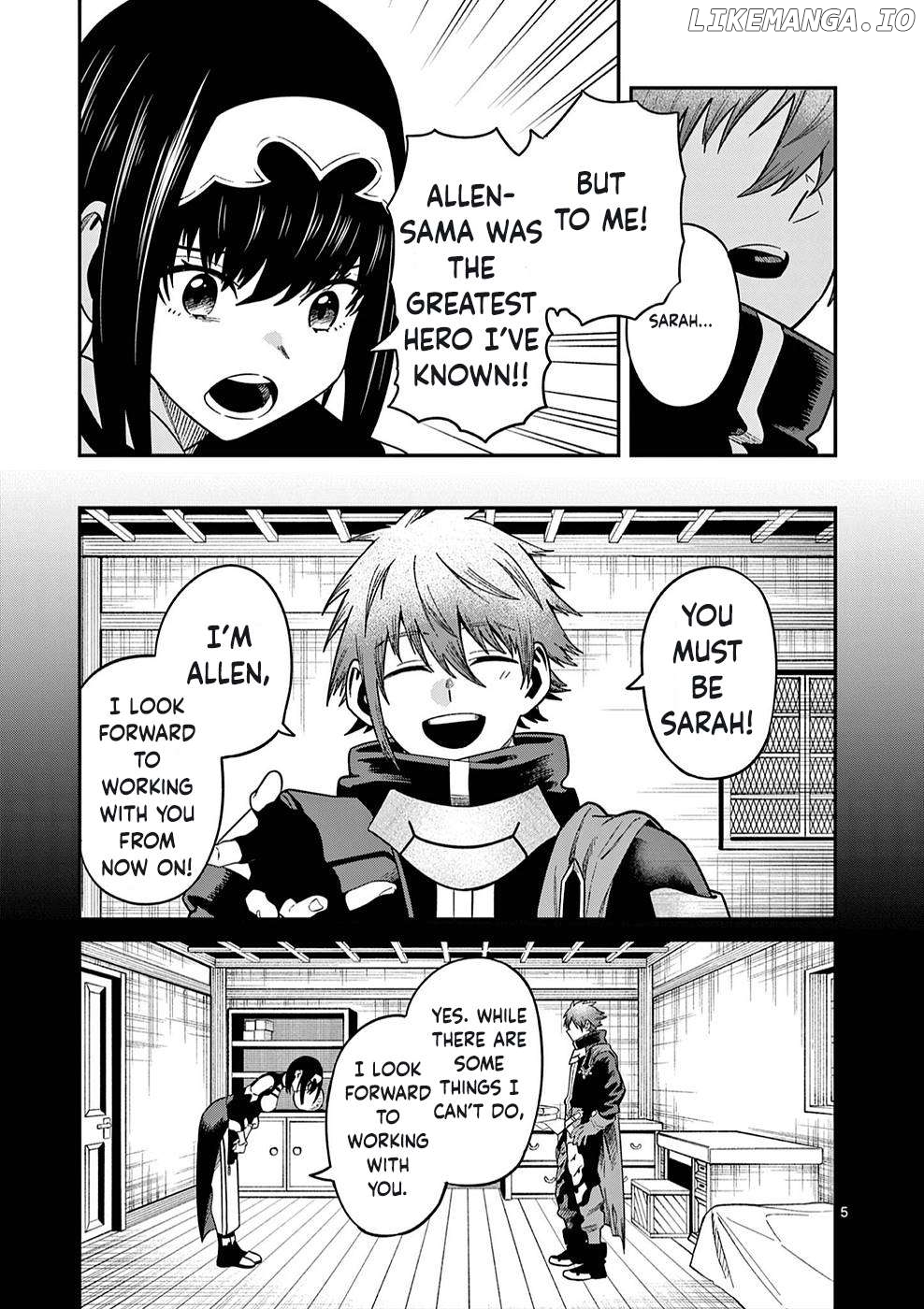 Power-Hara Genkai Yuusha, Maougun kara Koutaiguu de Scout sareru ~Yuusha Ranking 1-i na no ni Tedori ga Gomi sugite Seikatsu Dekimasen~ Chapter 5 - page 5