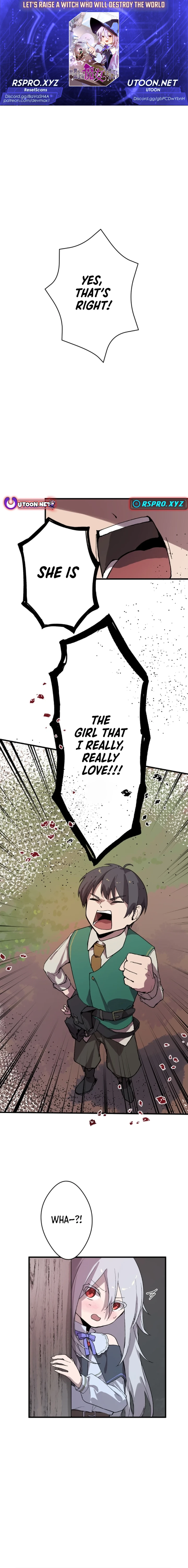 Let’s raise a witch who will destroy the world Chapter 8 - page 1