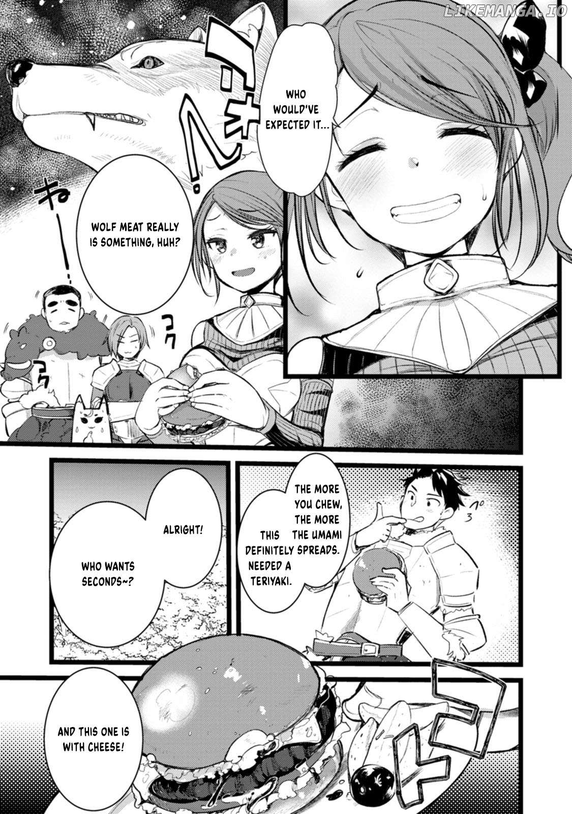 Yuusha ni Narenakatta Sanbaka Trio wa, Kyou mo Otoko Meshi wo Koshiraeru. Chapter 1 - page 12