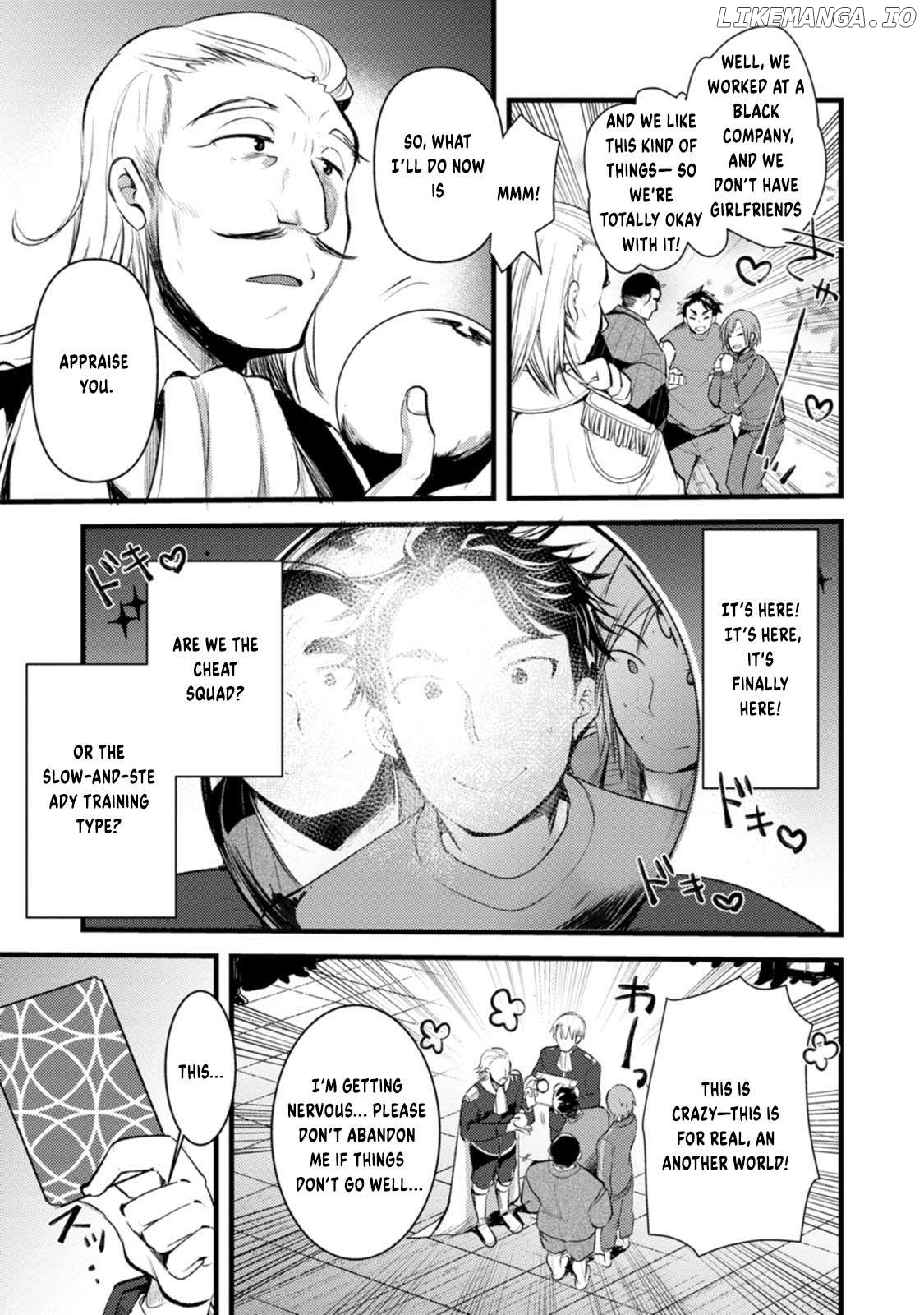 Yuusha ni Narenakatta Sanbaka Trio wa, Kyou mo Otoko Meshi wo Koshiraeru. Chapter 1 - page 30