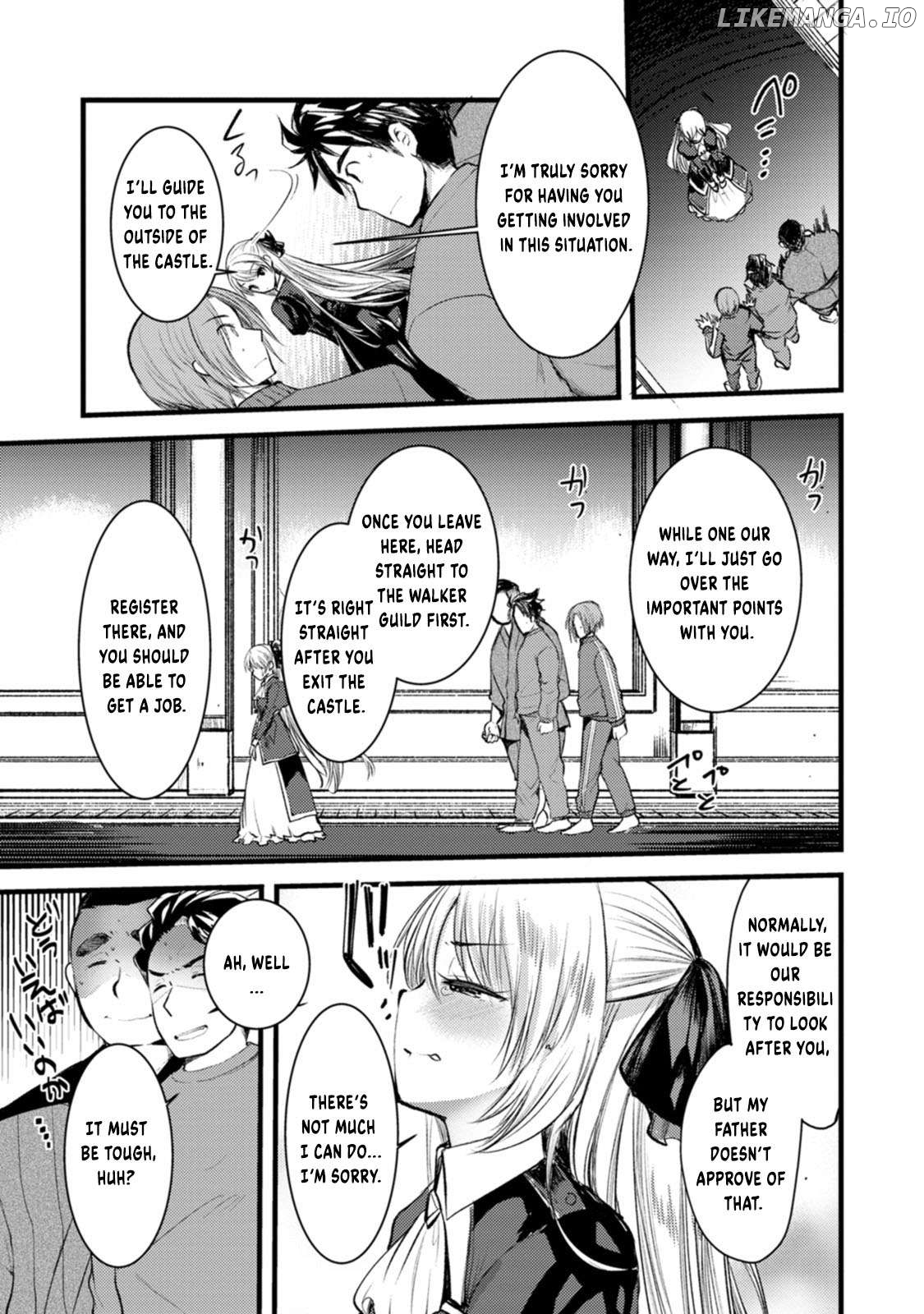 Yuusha ni Narenakatta Sanbaka Trio wa, Kyou mo Otoko Meshi wo Koshiraeru. Chapter 2 - page 4