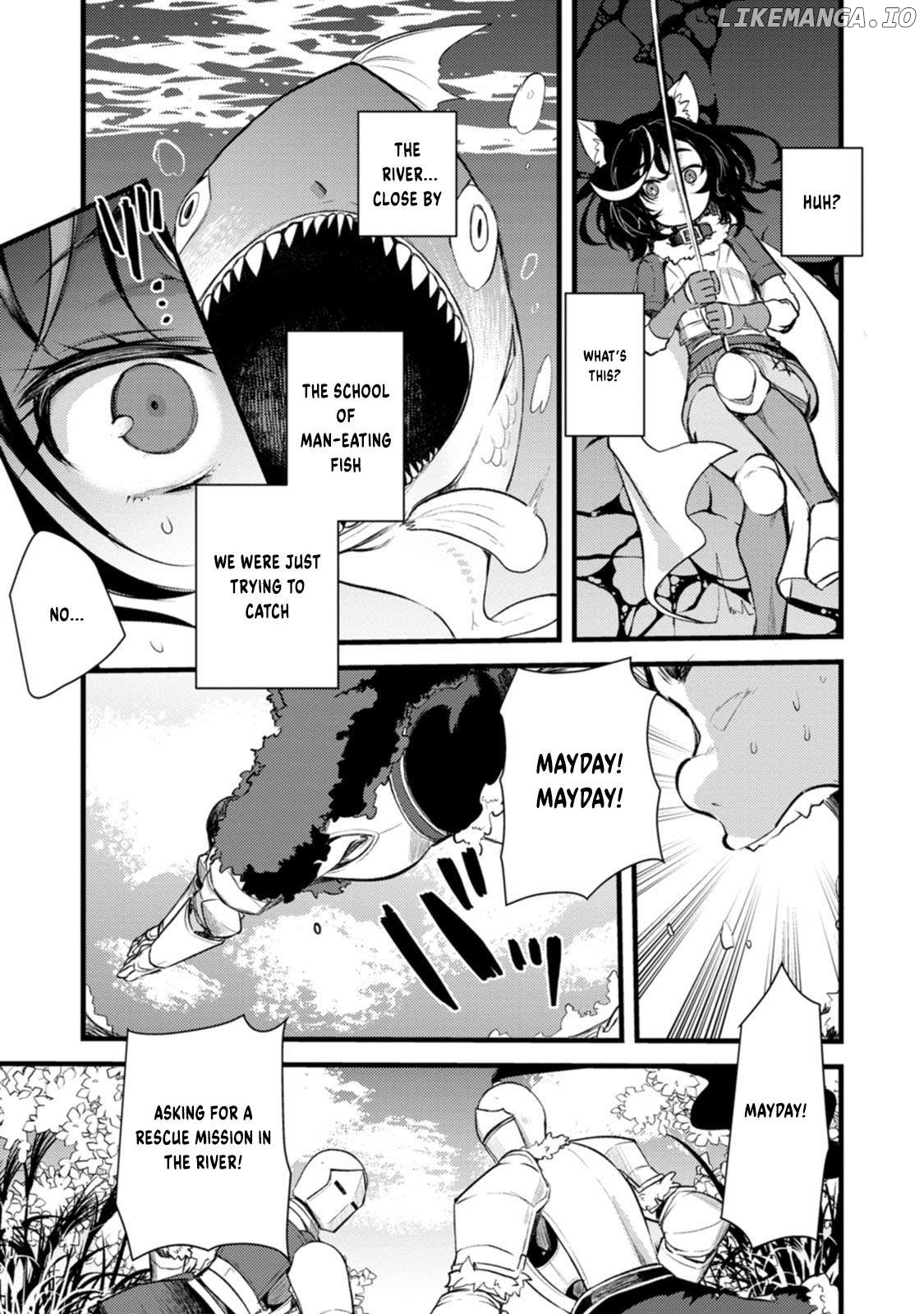 Yuusha ni Narenakatta Sanbaka Trio wa, Kyou mo Otoko Meshi wo Koshiraeru. Chapter 5 - page 30