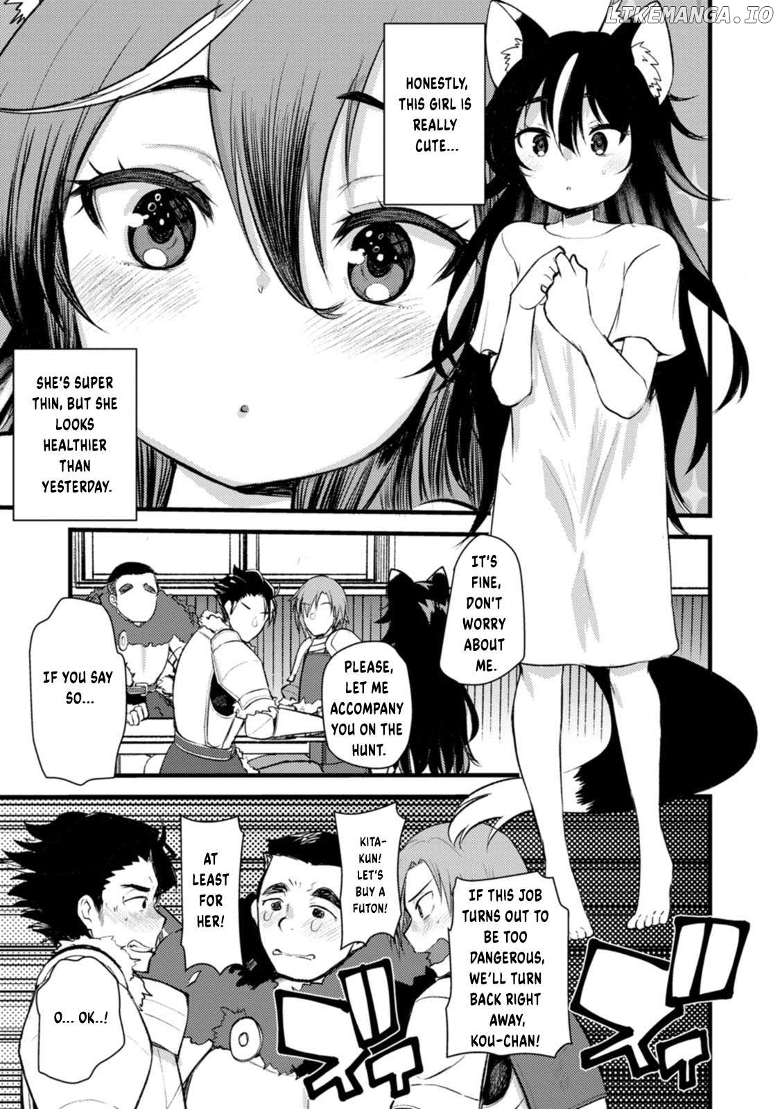 Yuusha ni Narenakatta Sanbaka Trio wa, Kyou mo Otoko Meshi wo Koshiraeru. Chapter 5 - page 4