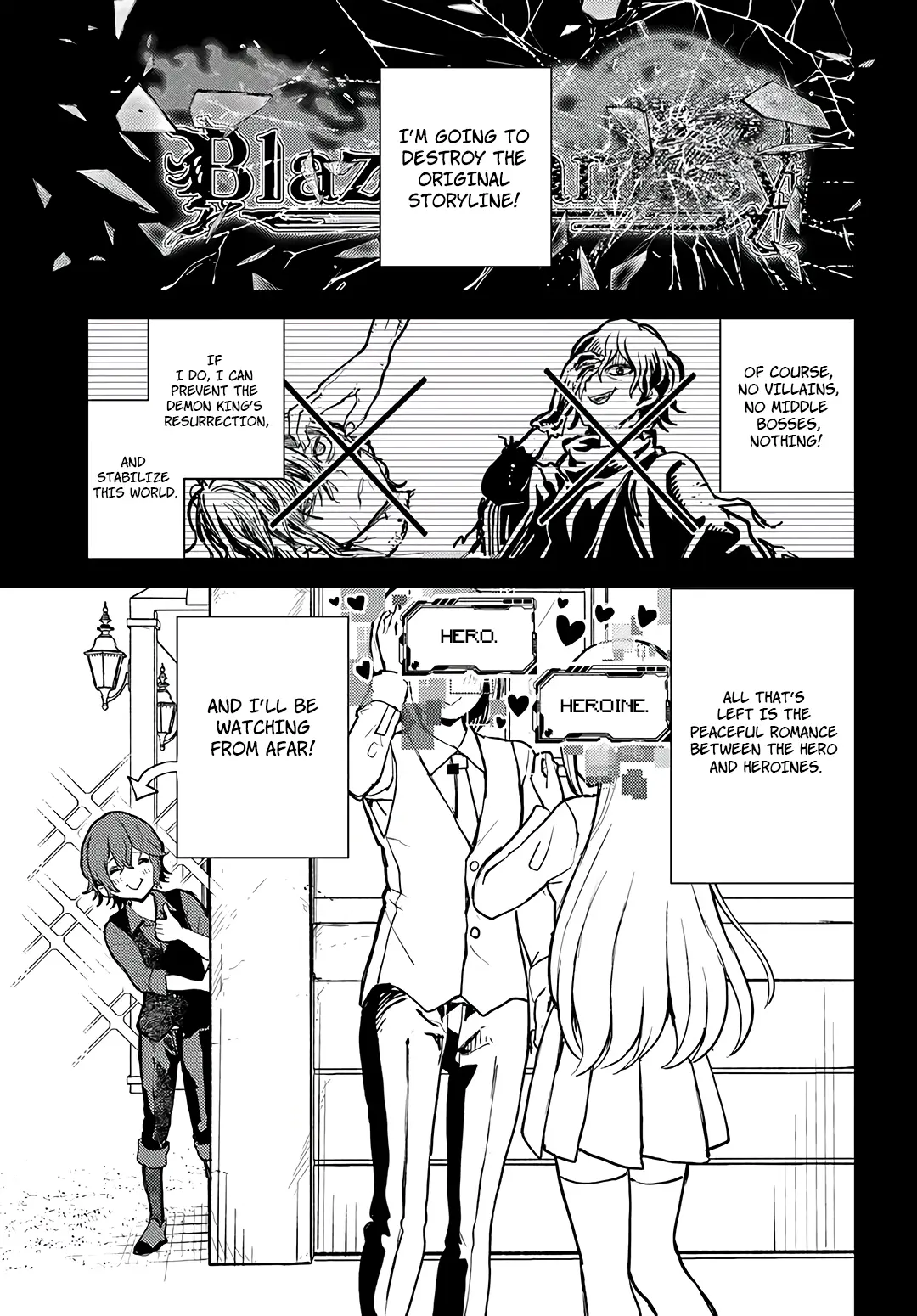 Magan No Akuyaku Ni Tensei Shita No De Oshi Chara O Mimamoru Mob O Mezashimasu Chapter 1 - page 38