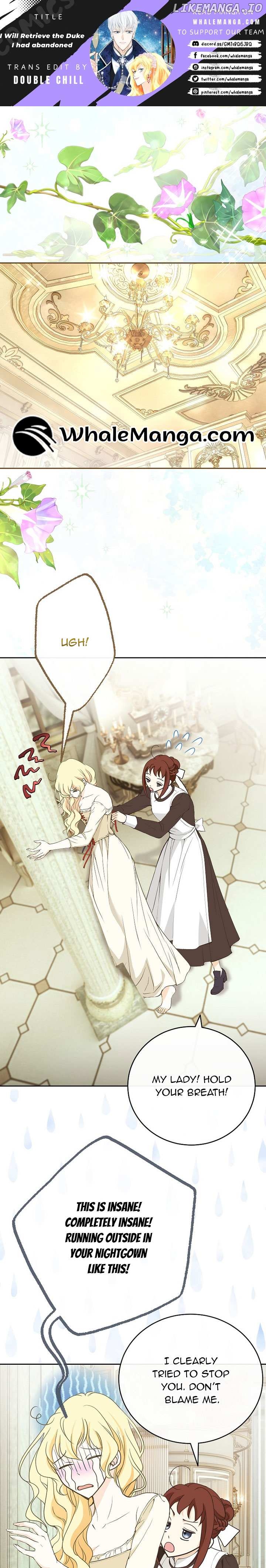 I will retrieve the Duke I had abandoned Chapter 8 - page 1