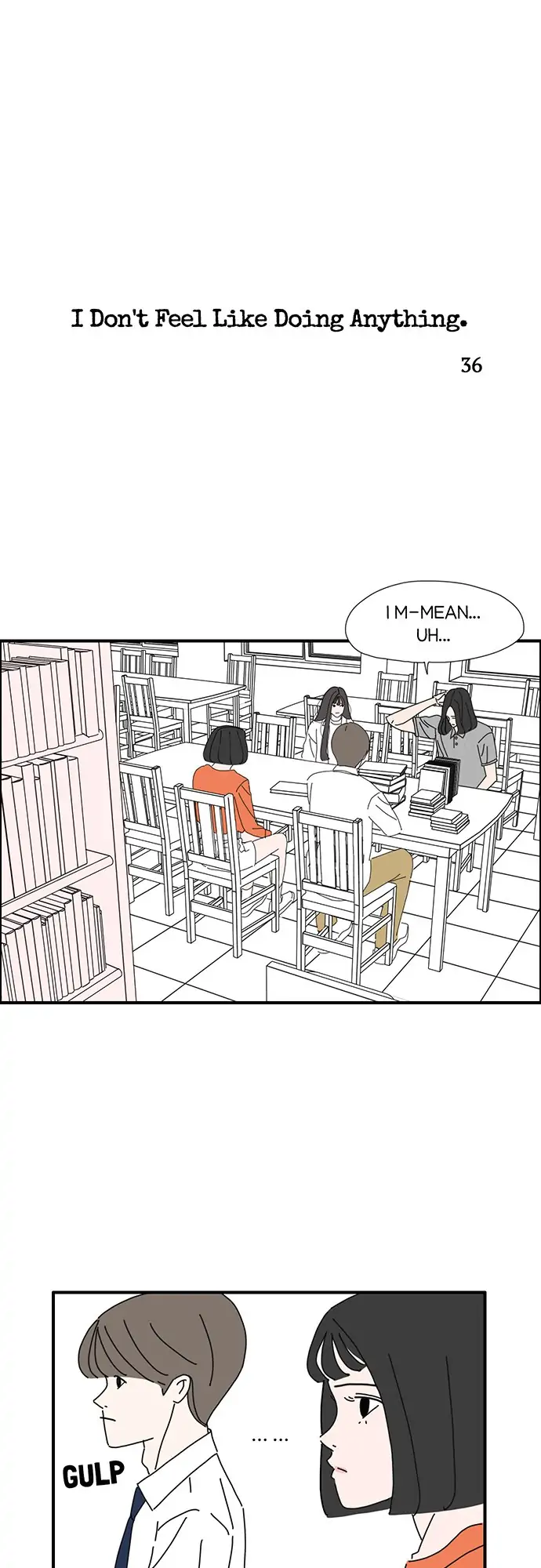 I Don't Feel Like Doing Anything Chapter 36 - page 1