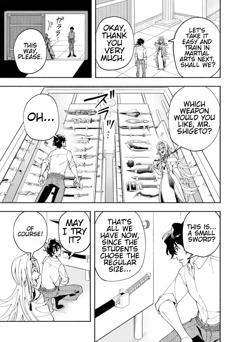 Saikyou Ranking ga Aru Isekai ni Seito tachi to Suudah Teni Shita Koukou Kyoushi no Ore, Mob Kara Kensei e to Nariagari Chapter 1 - page 37