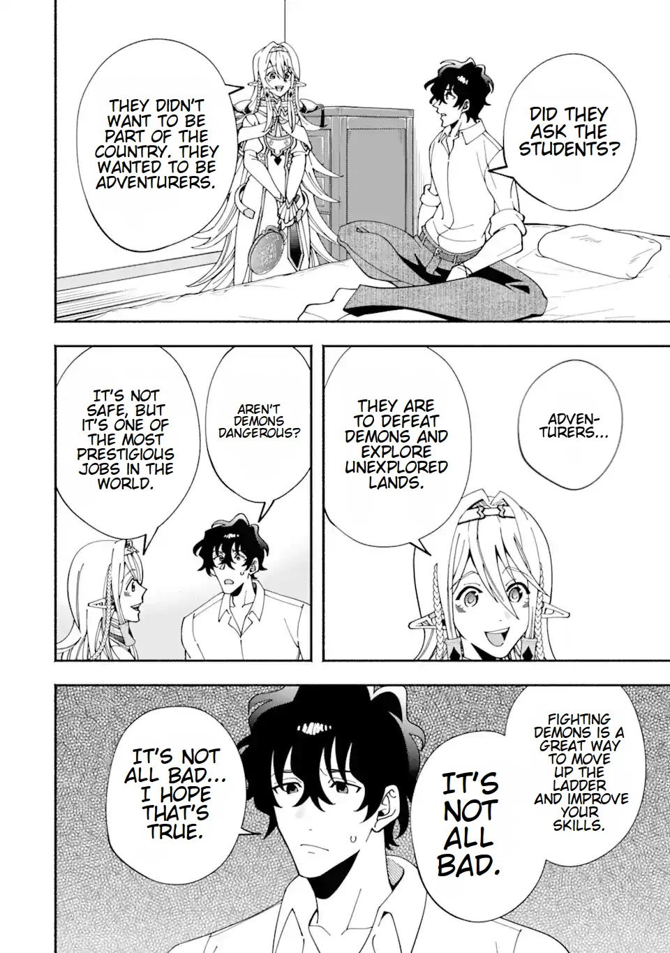 Saikyou Ranking ga Aru Isekai ni Seito tachi to Suudah Teni Shita Koukou Kyoushi no Ore, Mob Kara Kensei e to Nariagari Chapter 2.1 - page 10