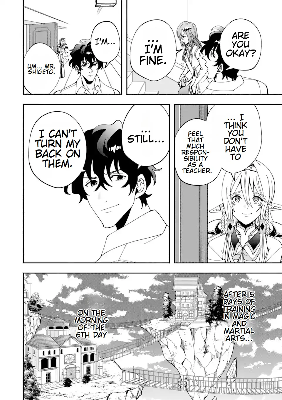 Saikyou Ranking ga Aru Isekai ni Seito tachi to Suudah Teni Shita Koukou Kyoushi no Ore, Mob Kara Kensei e to Nariagari Chapter 2.1 - page 12