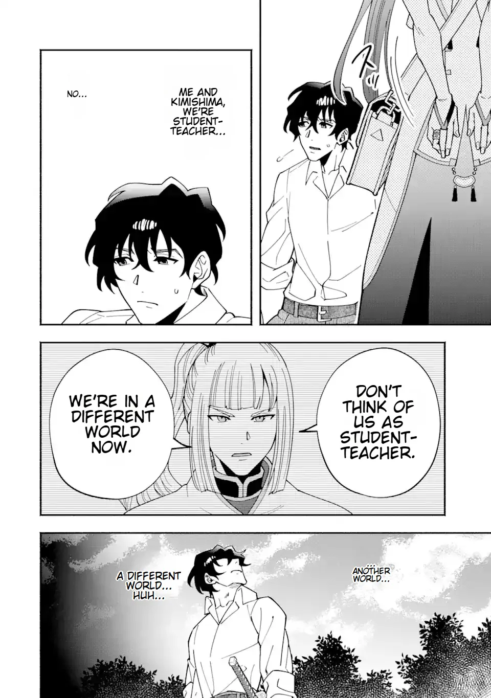 Saikyou Ranking ga Aru Isekai ni Seito tachi to Suudah Teni Shita Koukou Kyoushi no Ore, Mob Kara Kensei e to Nariagari Chapter 7 - page 24