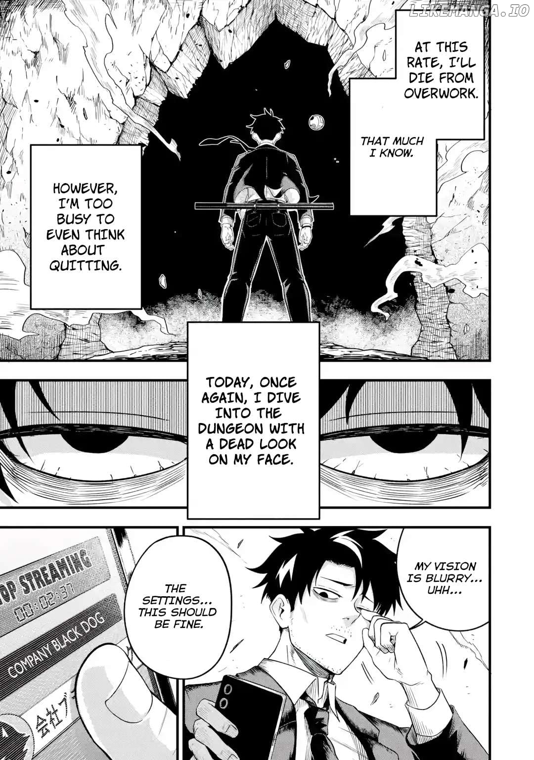 Shachiku Kensei, Haishinsha ni naru - Black Guild Kaishain, Ukkari Kaishayou Kaisen de S-kyuu Monster wo Aite ni Musou suru Tokoro wo Zenkoku Haishin shite shimau Chapter 1 - page 20