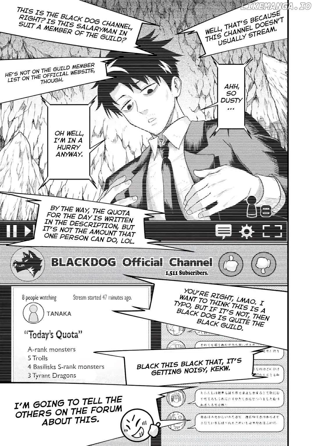 Shachiku Kensei, Haishinsha ni naru - Black Guild Kaishain, Ukkari Kaishayou Kaisen de S-kyuu Monster wo Aite ni Musou suru Tokoro wo Zenkoku Haishin shite shimau Chapter 1 - page 24