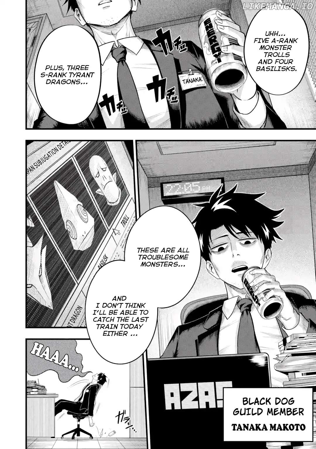 Shachiku Kensei, Haishinsha ni naru - Black Guild Kaishain, Ukkari Kaishayou Kaisen de S-kyuu Monster wo Aite ni Musou suru Tokoro wo Zenkoku Haishin shite shimau Chapter 1 - page 5