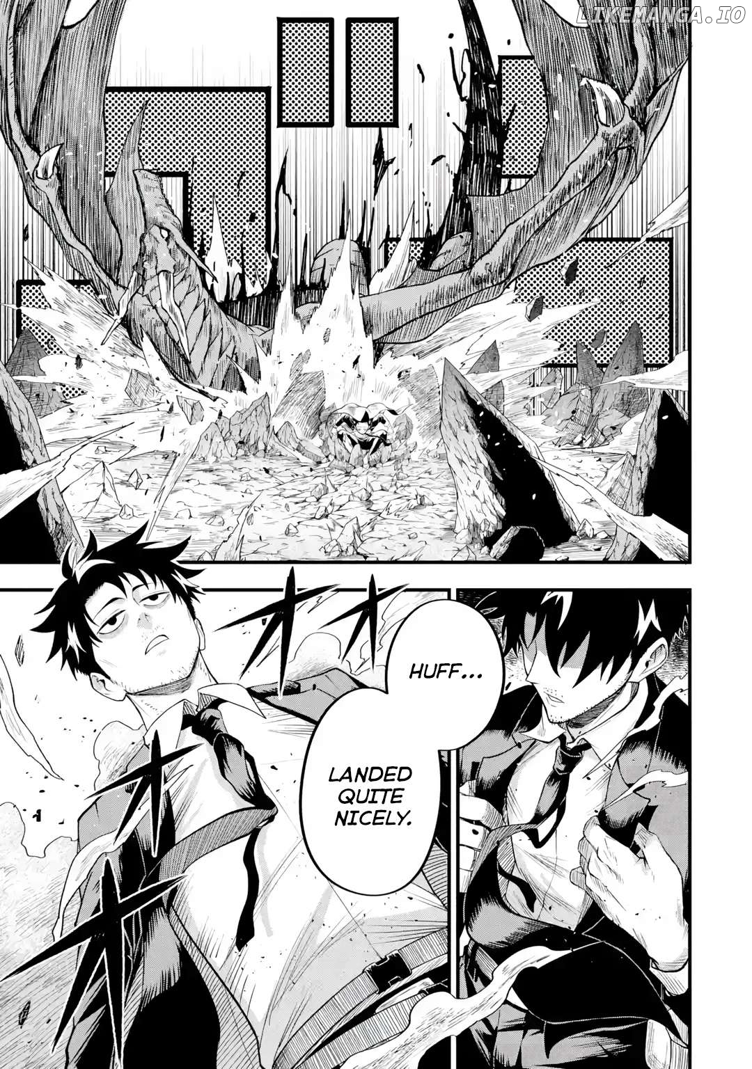 Shachiku Kensei, Haishinsha ni naru - Black Guild Kaishain, Ukkari Kaishayou Kaisen de S-kyuu Monster wo Aite ni Musou suru Tokoro wo Zenkoku Haishin shite shimau Chapter 1 - page 50