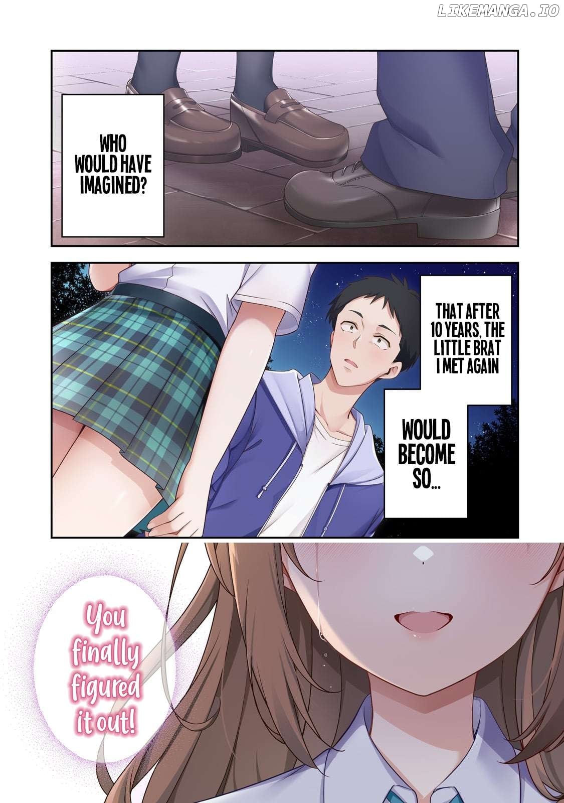 10-Nen Buri ni Saikai shita Kusogaki wa Seijun Bishoujo JK ni Seichou shiteita Chapter 1 - page 2