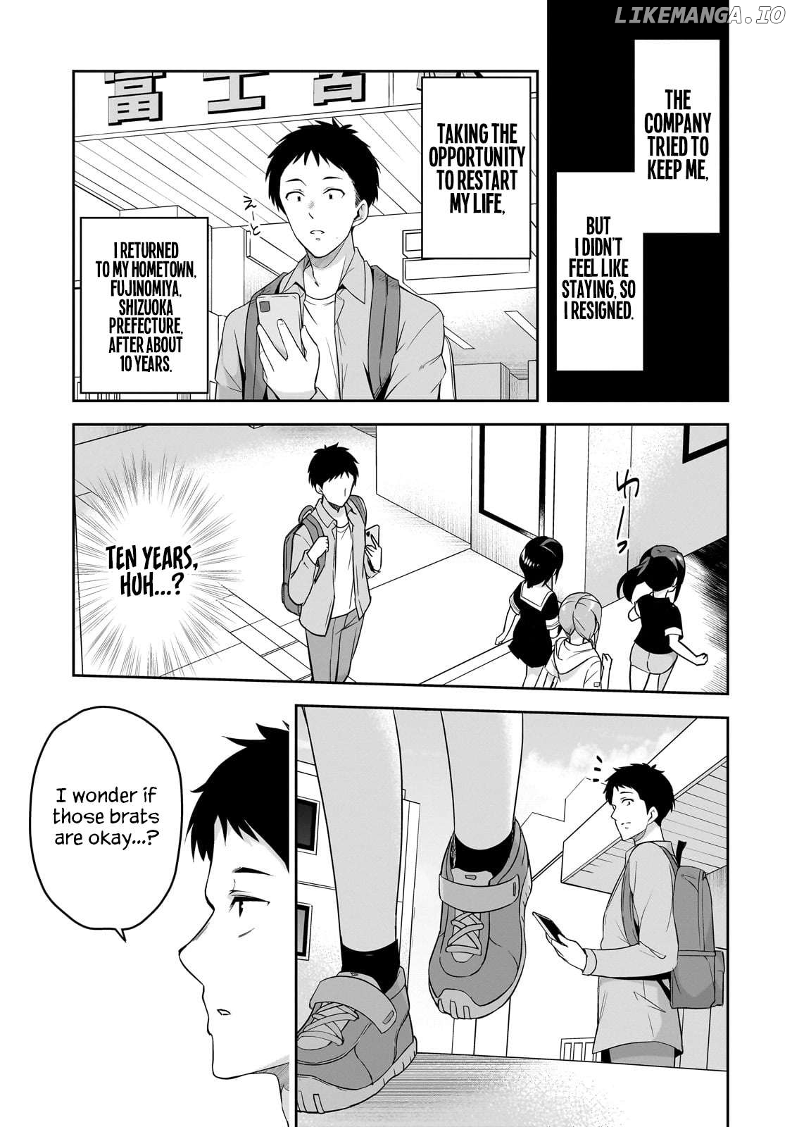 10-Nen Buri ni Saikai shita Kusogaki wa Seijun Bishoujo JK ni Seichou shiteita Chapter 1 - page 7