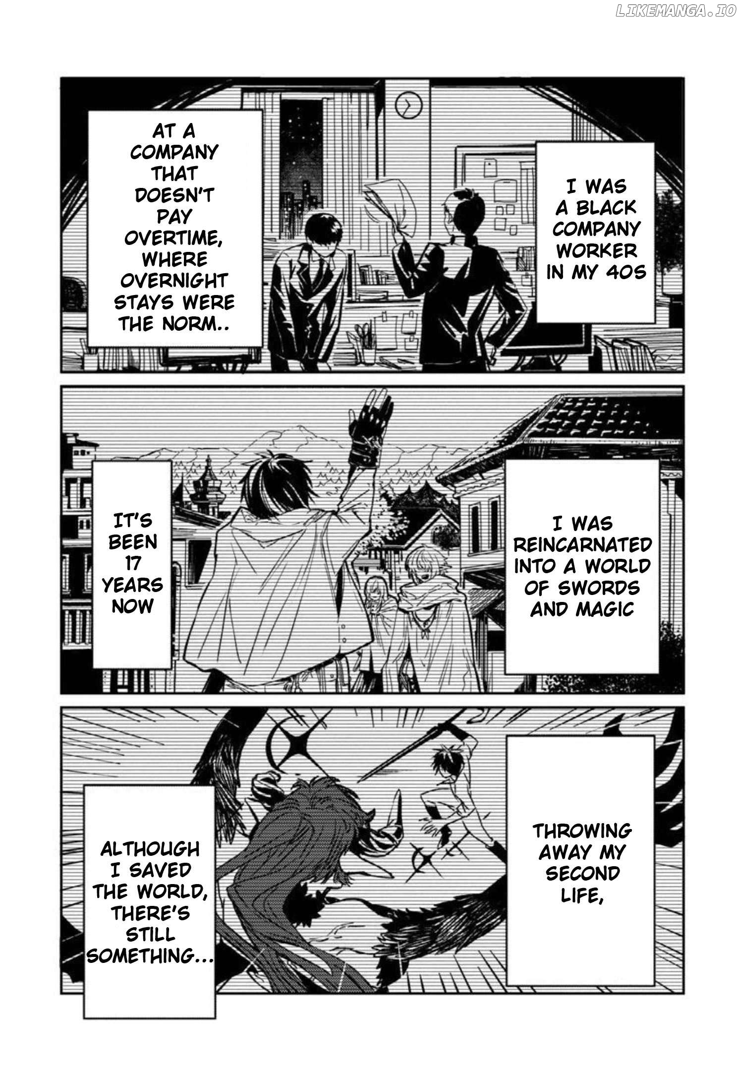 A middle-aged man who returns from another world goes back to when he was 17 and becomes unbeatable Chapter 1 - page 11