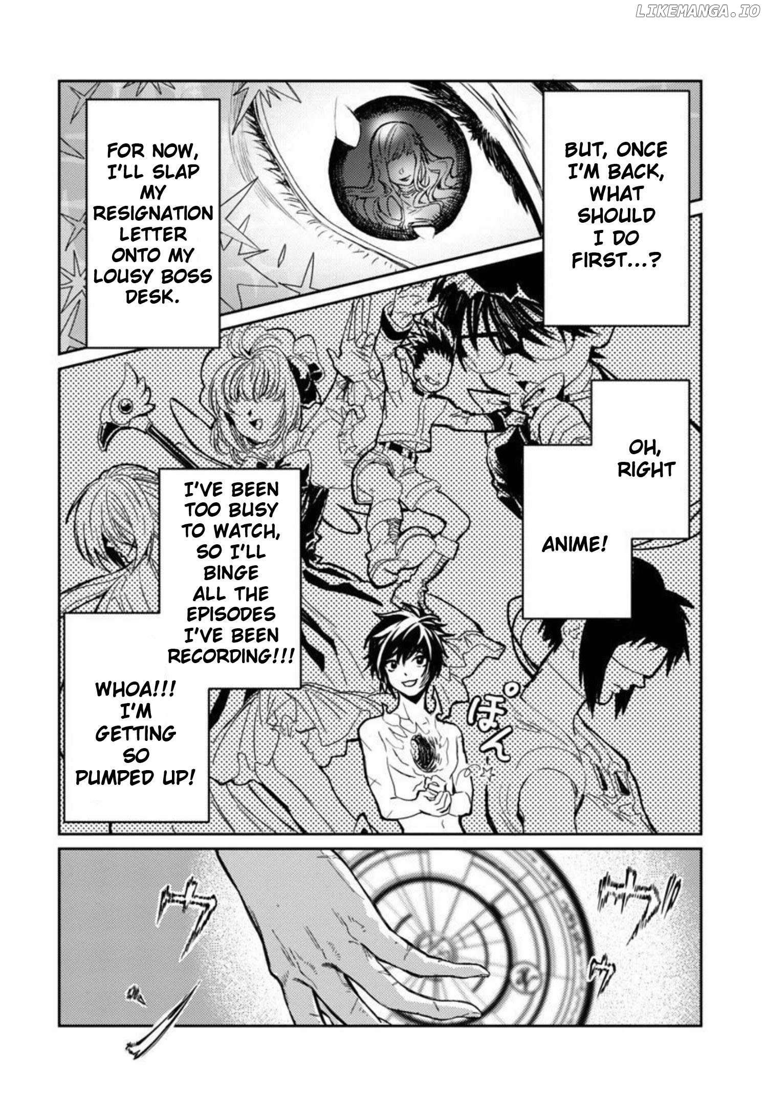 A middle-aged man who returns from another world goes back to when he was 17 and becomes unbeatable Chapter 1 - page 14