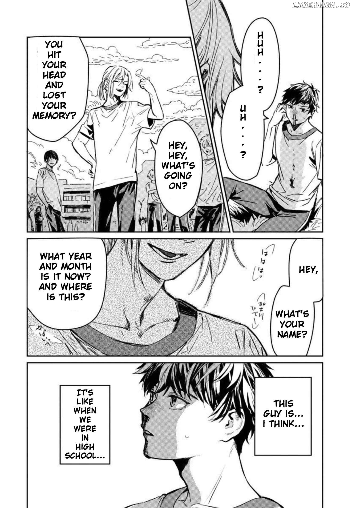 A middle-aged man who returns from another world goes back to when he was 17 and becomes unbeatable Chapter 1 - page 20