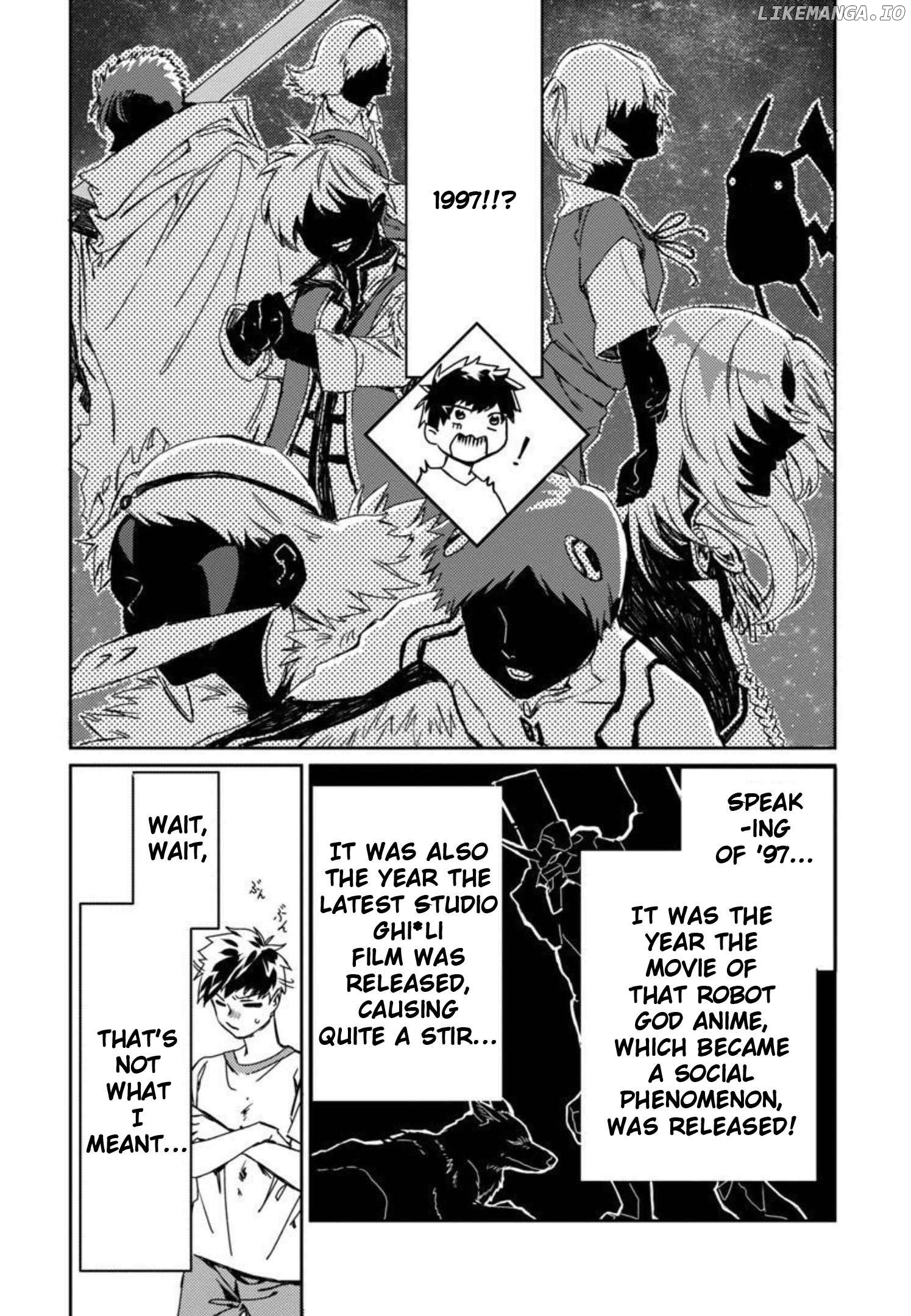 A middle-aged man who returns from another world goes back to when he was 17 and becomes unbeatable Chapter 1 - page 32