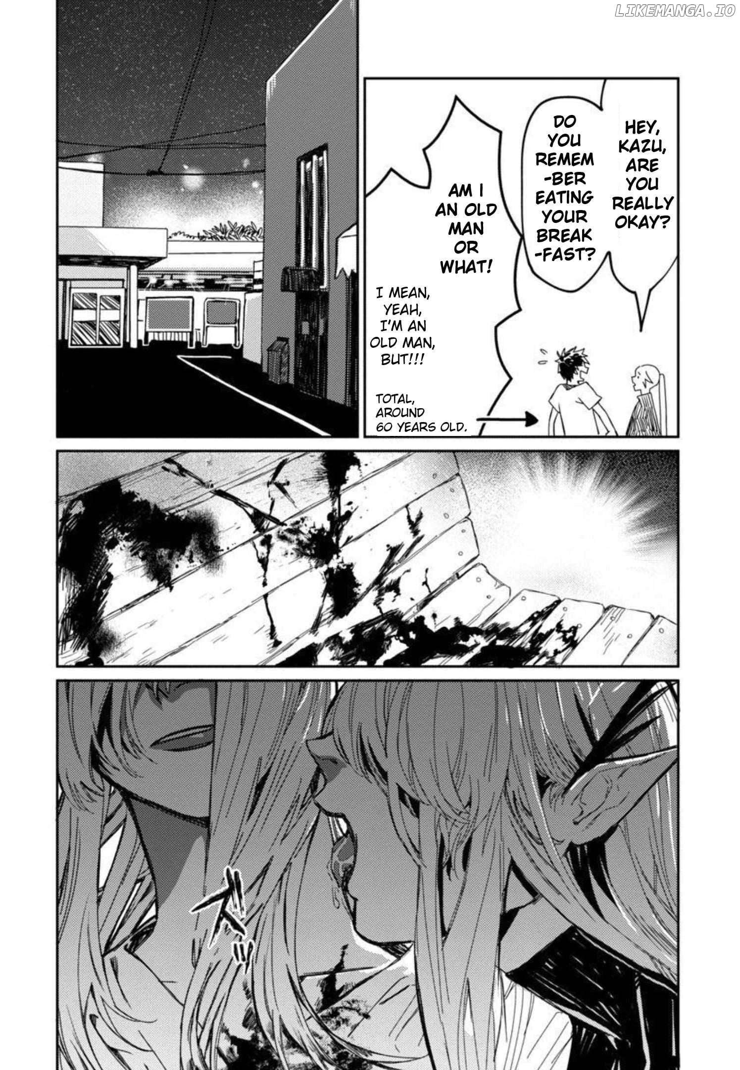 A middle-aged man who returns from another world goes back to when he was 17 and becomes unbeatable Chapter 1 - page 34