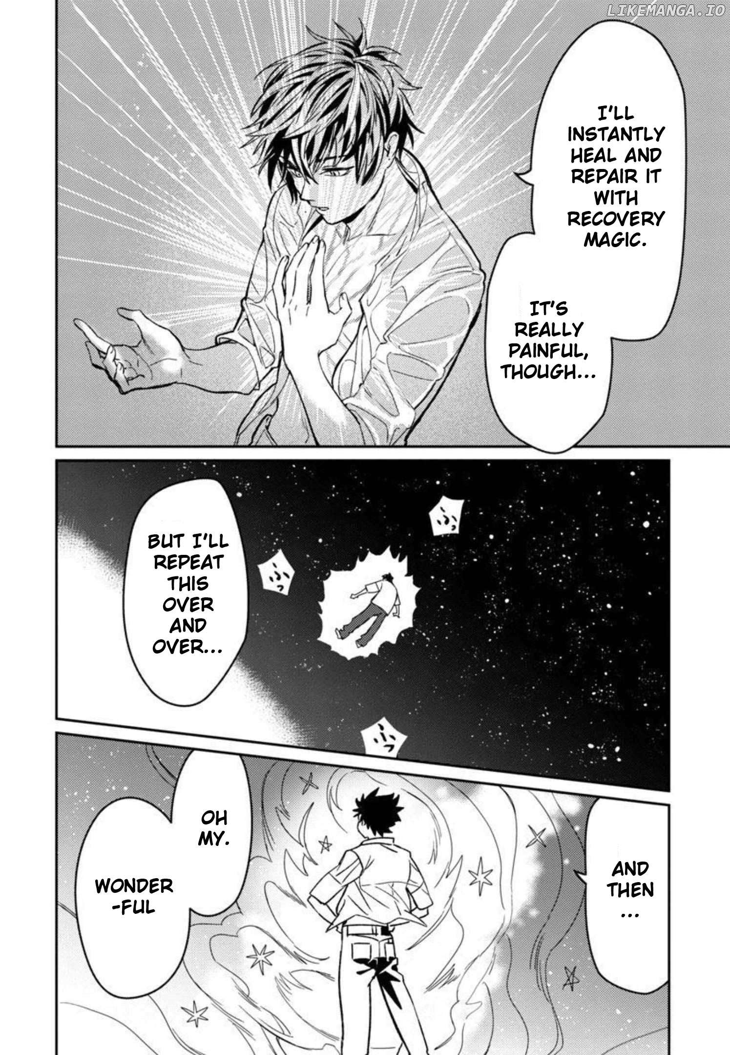 A middle-aged man who returns from another world goes back to when he was 17 and becomes unbeatable Chapter 1 - page 40