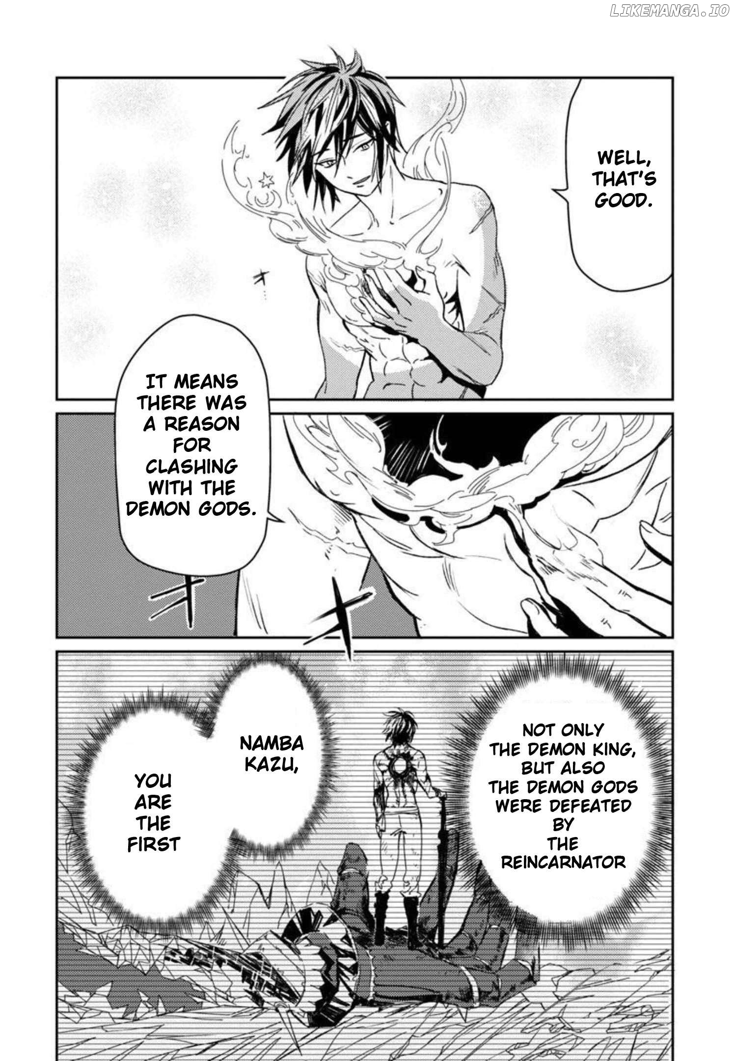 A middle-aged man who returns from another world goes back to when he was 17 and becomes unbeatable Chapter 1 - page 8