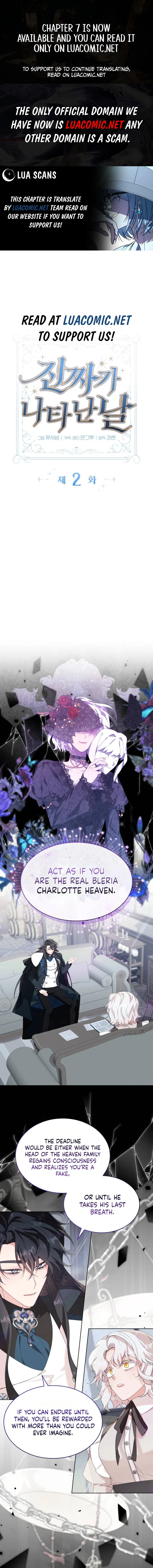 The Day The Real One Appeared Chapter 2 - page 1