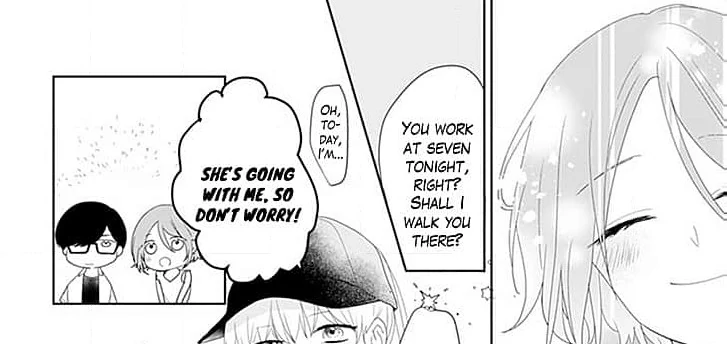 Sokubaku Kareshi to Haraguro Kouhai wa Mate wo Shiranai Chapter 1 - page 37