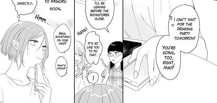 Sokubaku Kareshi to Haraguro Kouhai wa Mate wo Shiranai Chapter 1 - page 66