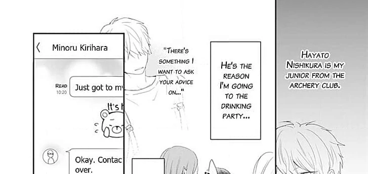 Sokubaku Kareshi to Haraguro Kouhai wa Mate wo Shiranai Chapter 2 - page 34