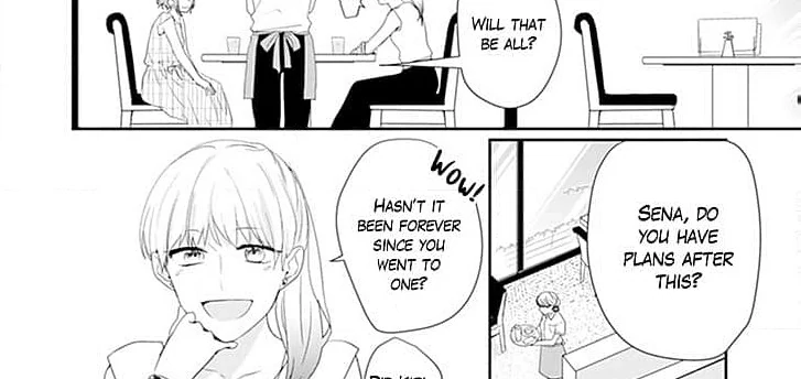 Sokubaku Kareshi to Haraguro Kouhai wa Mate wo Shiranai Chapter 2 - page 38