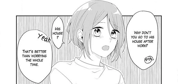 Sokubaku Kareshi to Haraguro Kouhai wa Mate wo Shiranai Chapter 3 - page 55