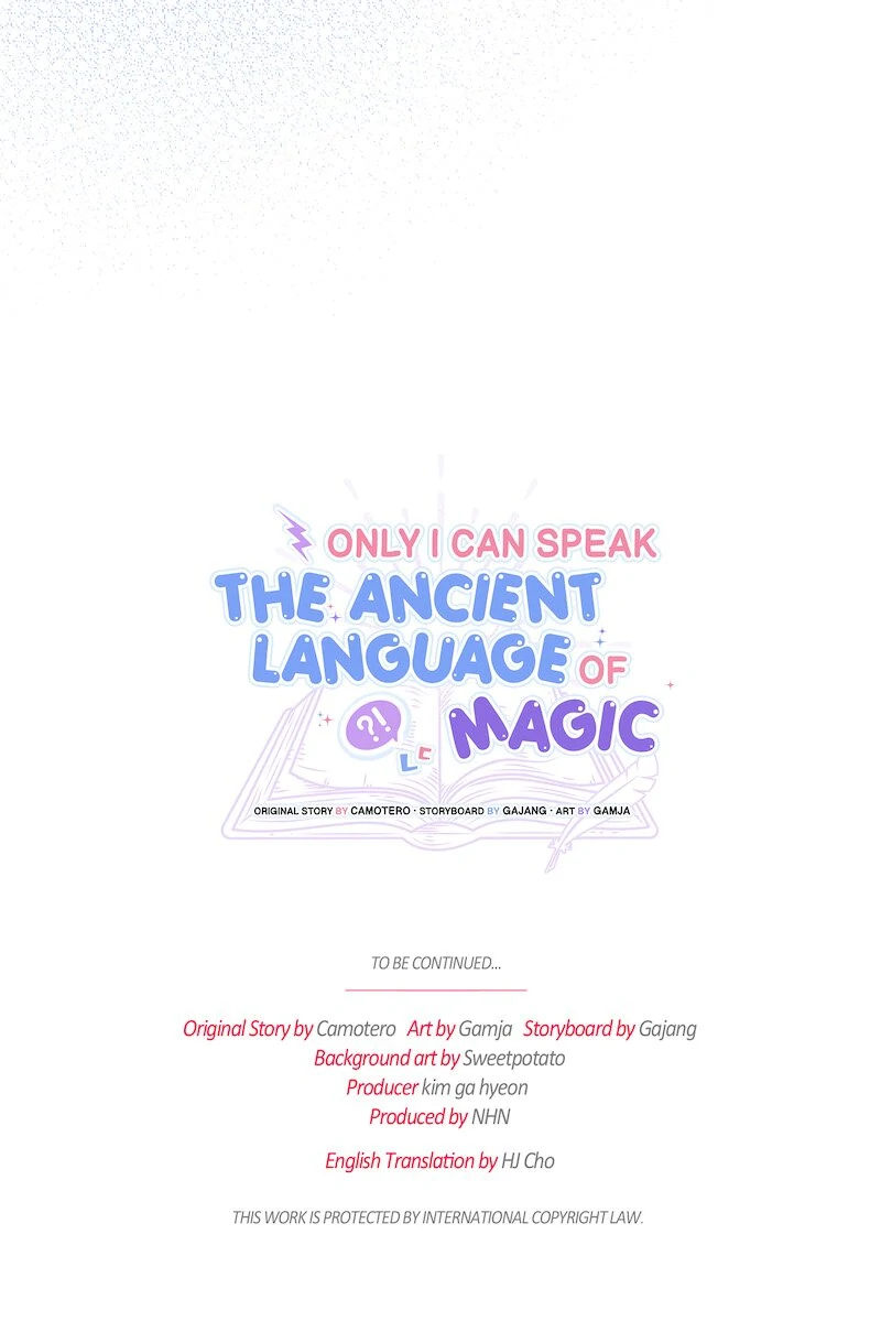 Only I Can Speak the Ancient Language of Magic Chapter 88 - page 74