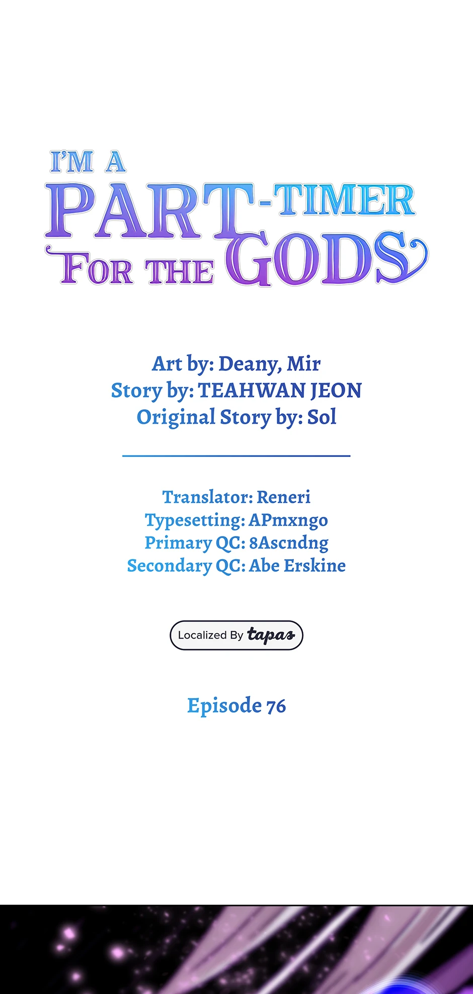 I Became A Part Time Employee For Gods Chapter 76 - page 1