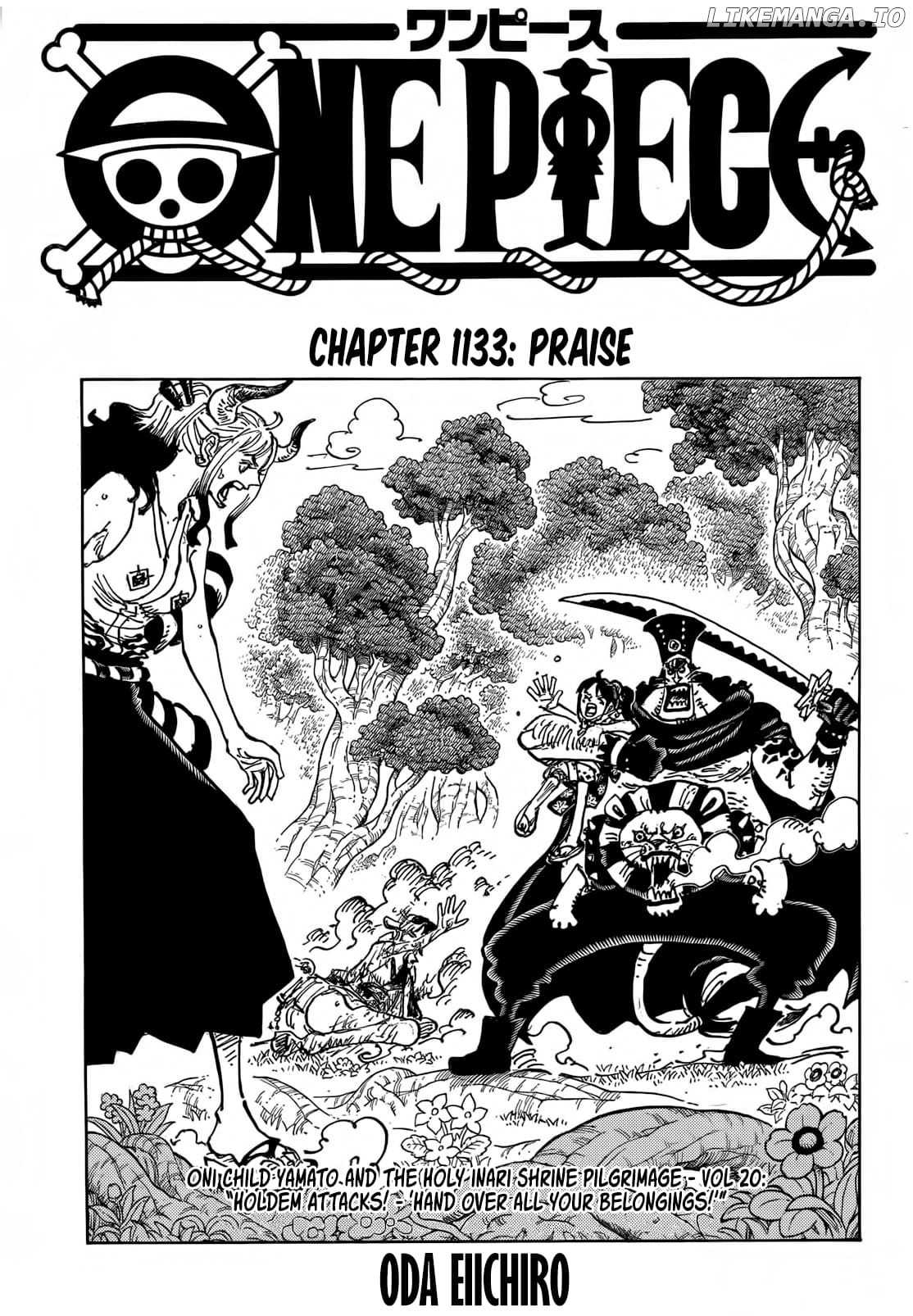 One Piece Chapter 1133 - page 1