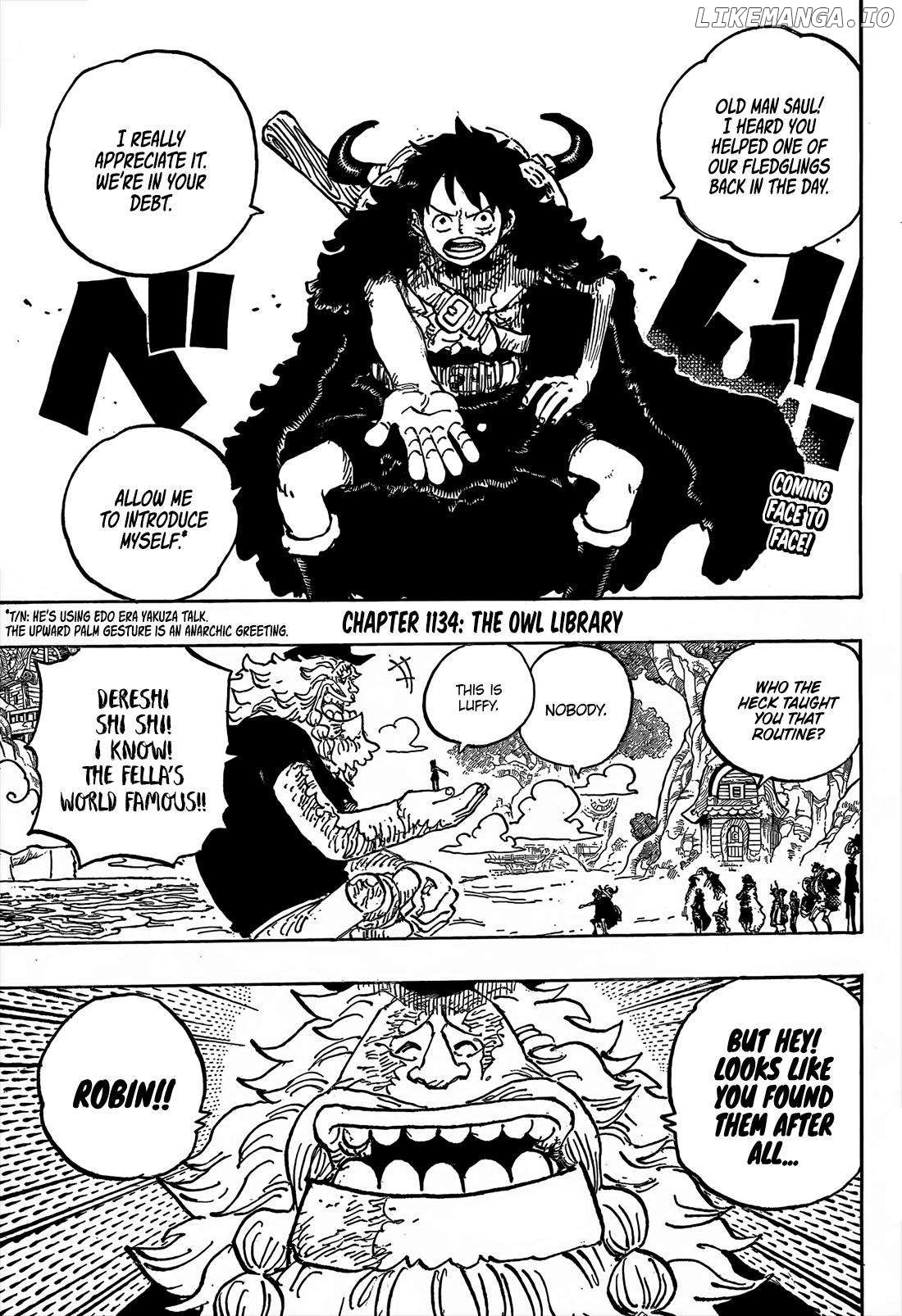 One Piece Chapter 1134 - page 4
