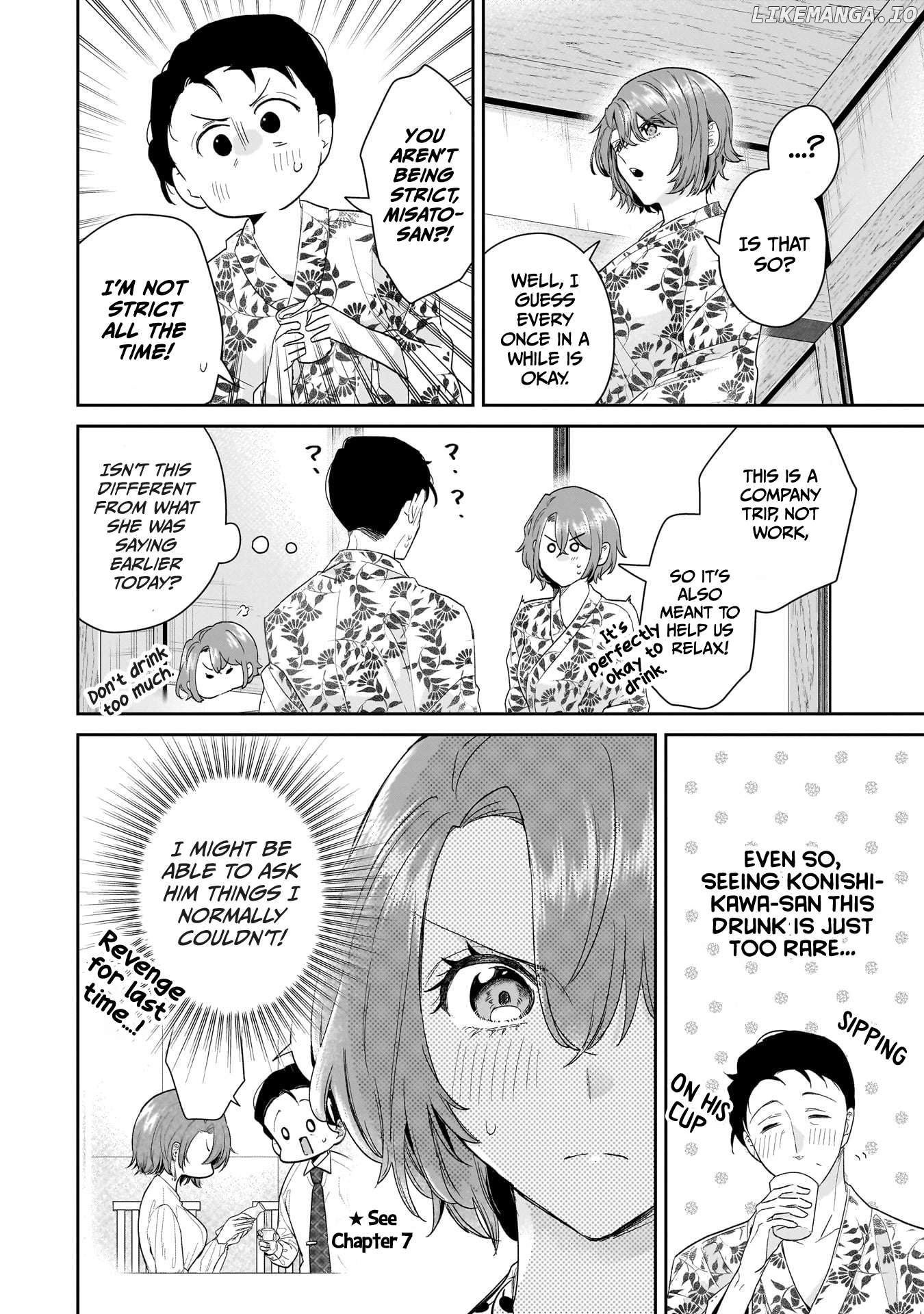 Misato-San Is A Bit Cold Towards Her Boss Who Pampers Chapter 25 - page 6