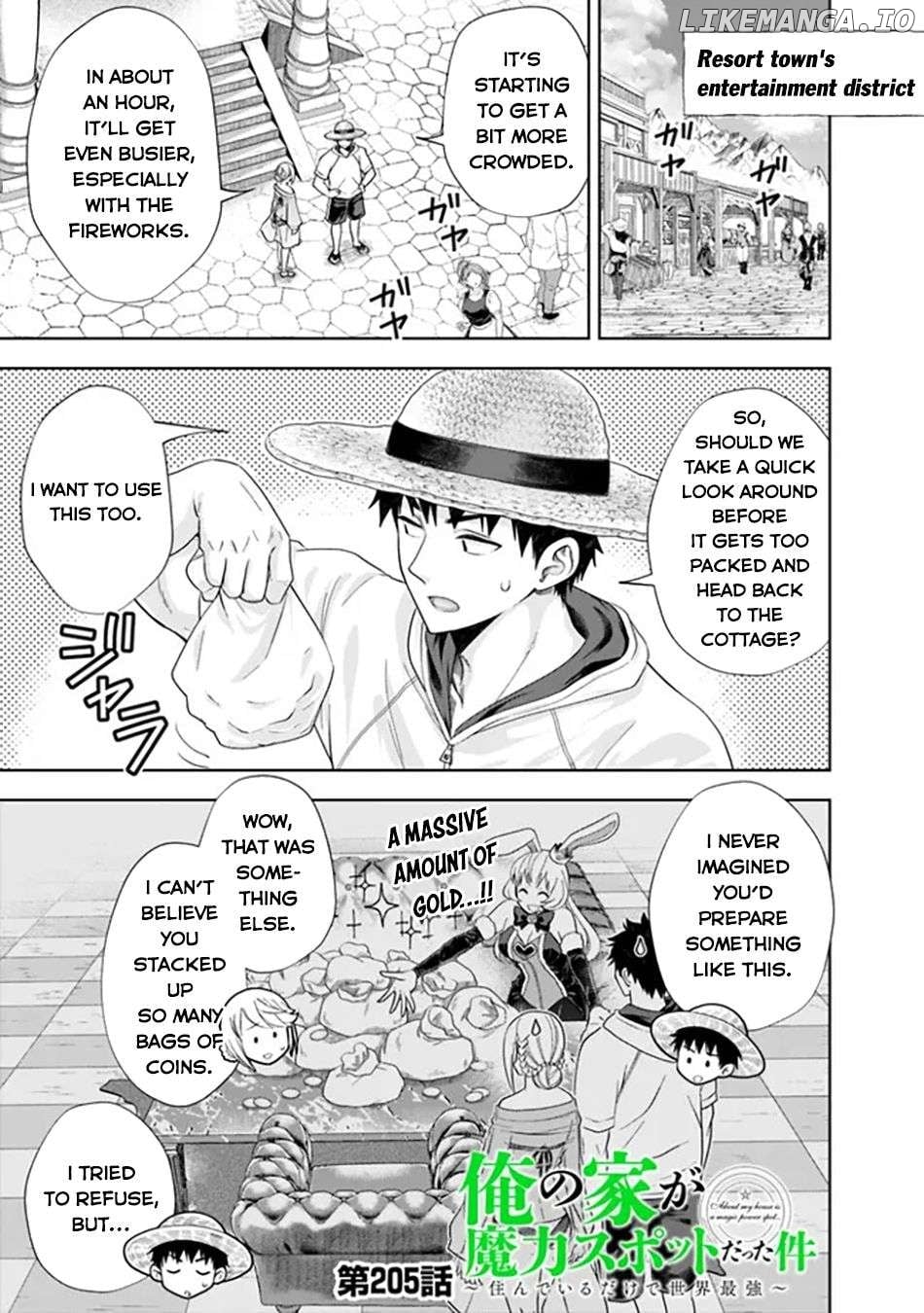 Ore no ie ga Maryoku Spot Datta Ken - Sundeiru Dake de Sekai Saikyou Chapter 205 - page 2