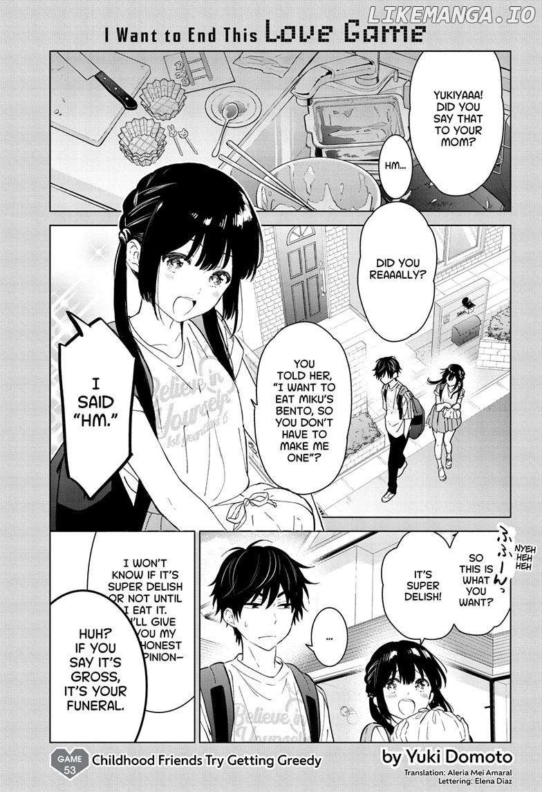 Aishiteru Game wo Owarasetai Chapter 53 - page 2