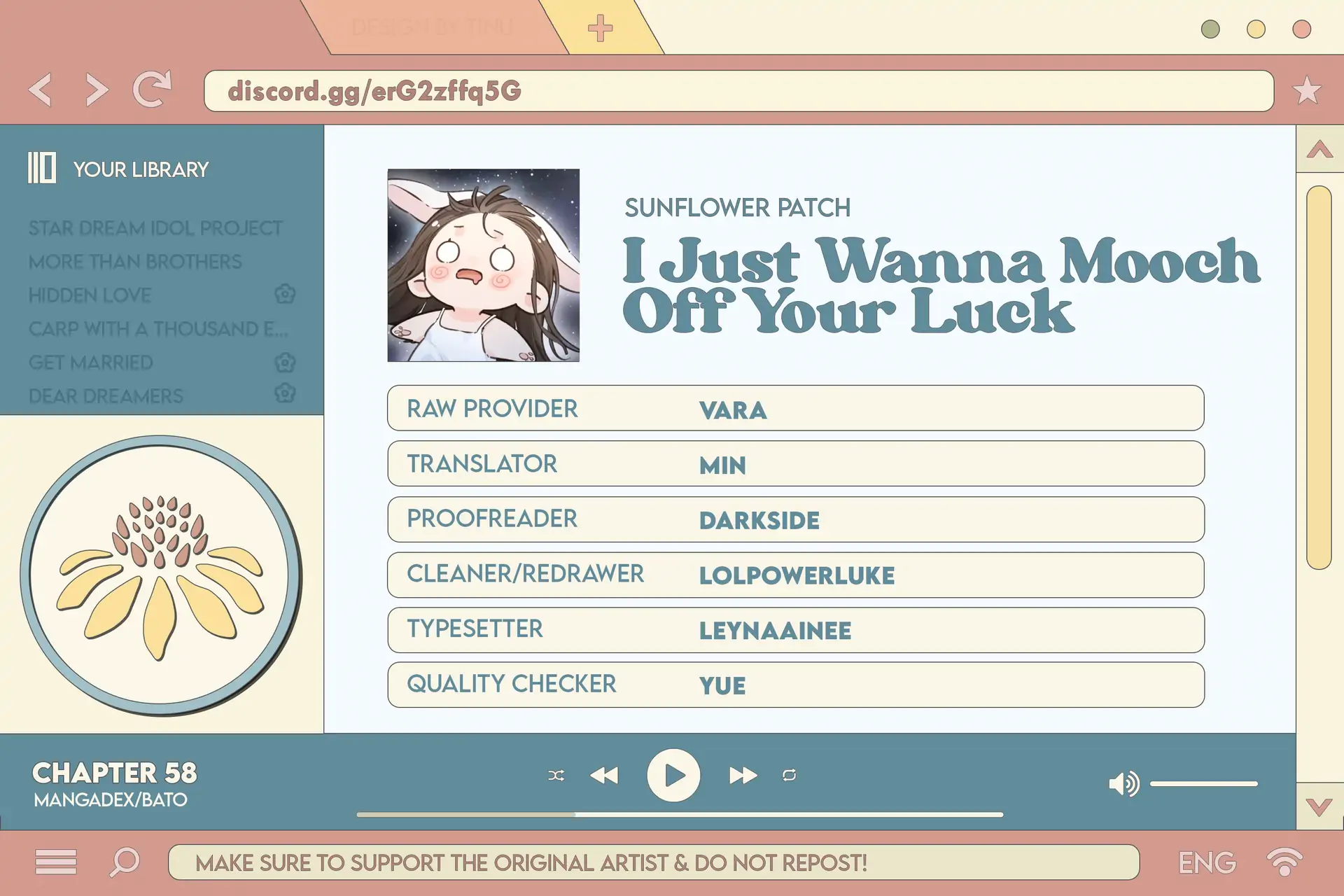 I Just Want To Mooch Off Your Luck Chapter 58 - page 53